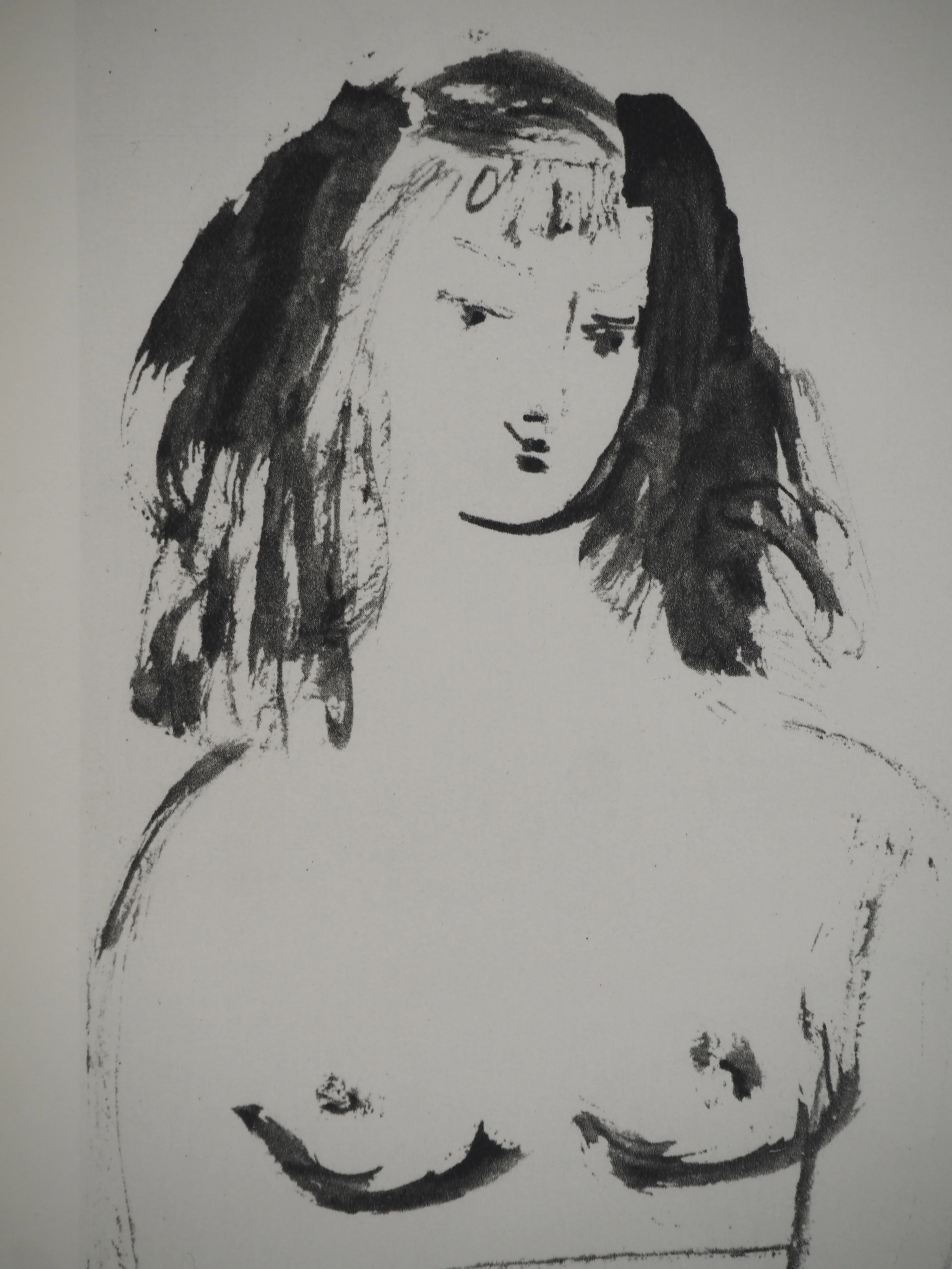 Pablo PICASSO : Comédie Humaine, La muse nonchalante, Héliogravure - Image 5