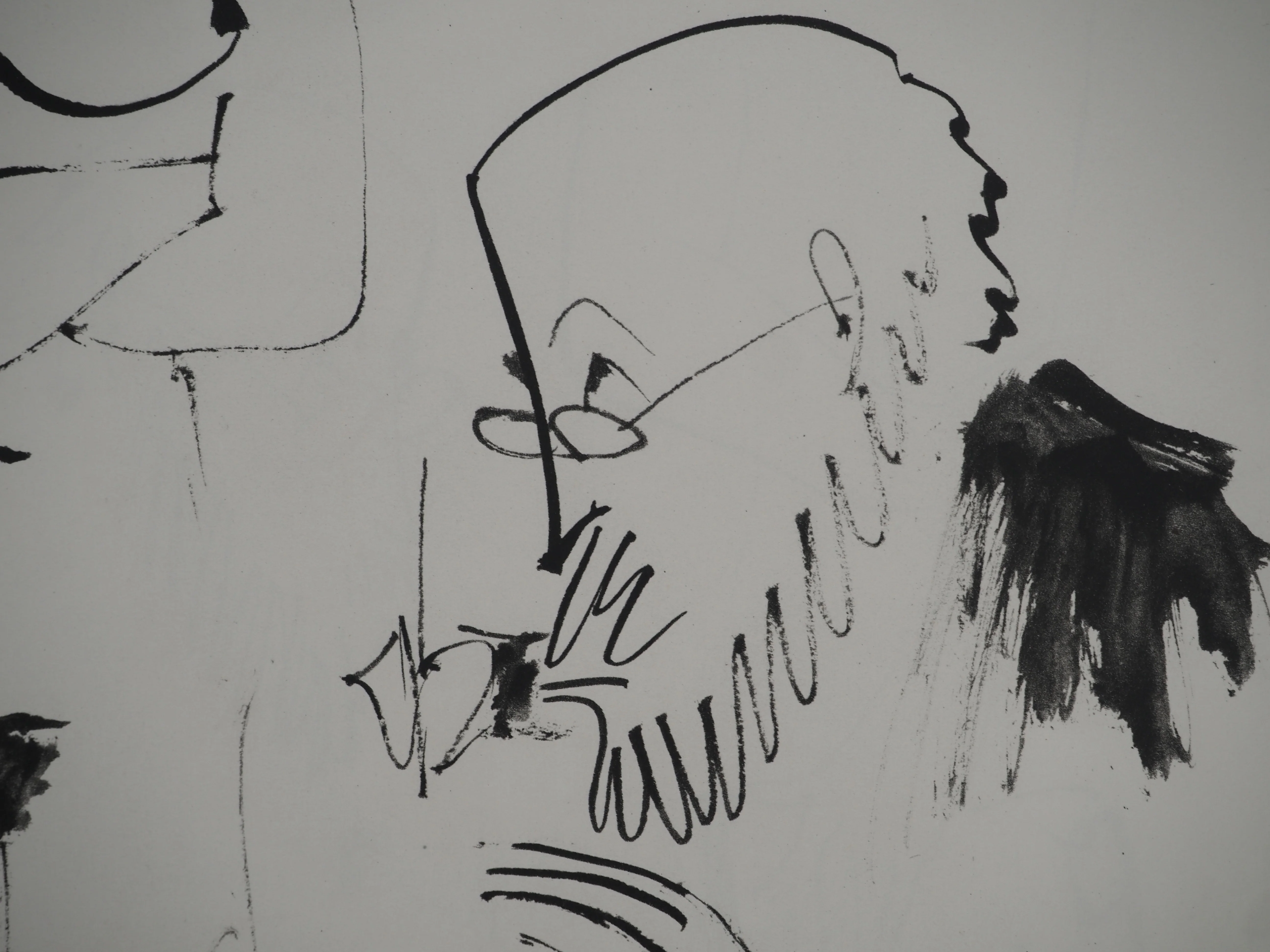 Pablo PICASSO : Comédie Humaine, Le moment de création, Héliogravure - Image 2