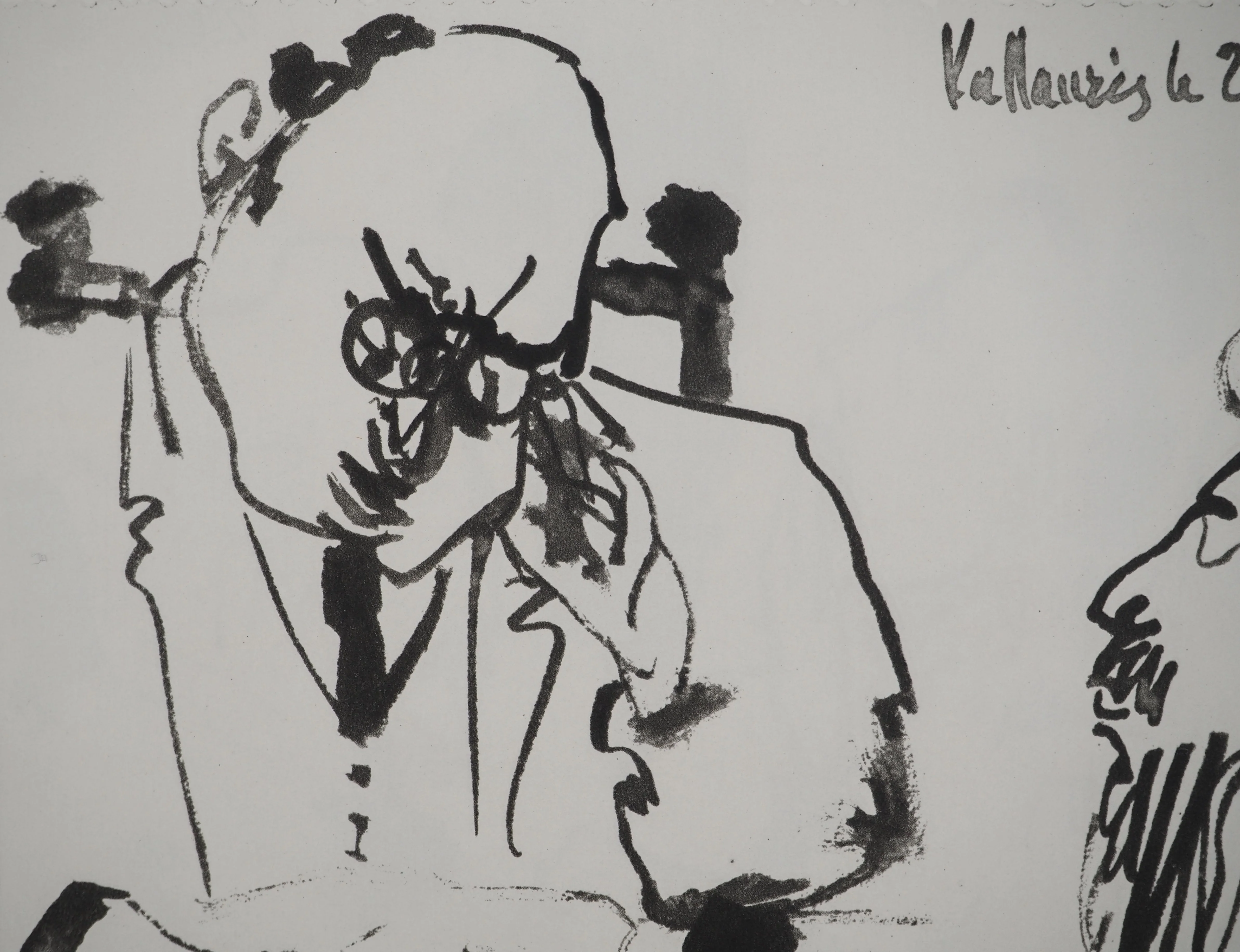 Pablo PICASSO : Comédie Humaine, Les amateurs d'art, Héliogravure - Image 5