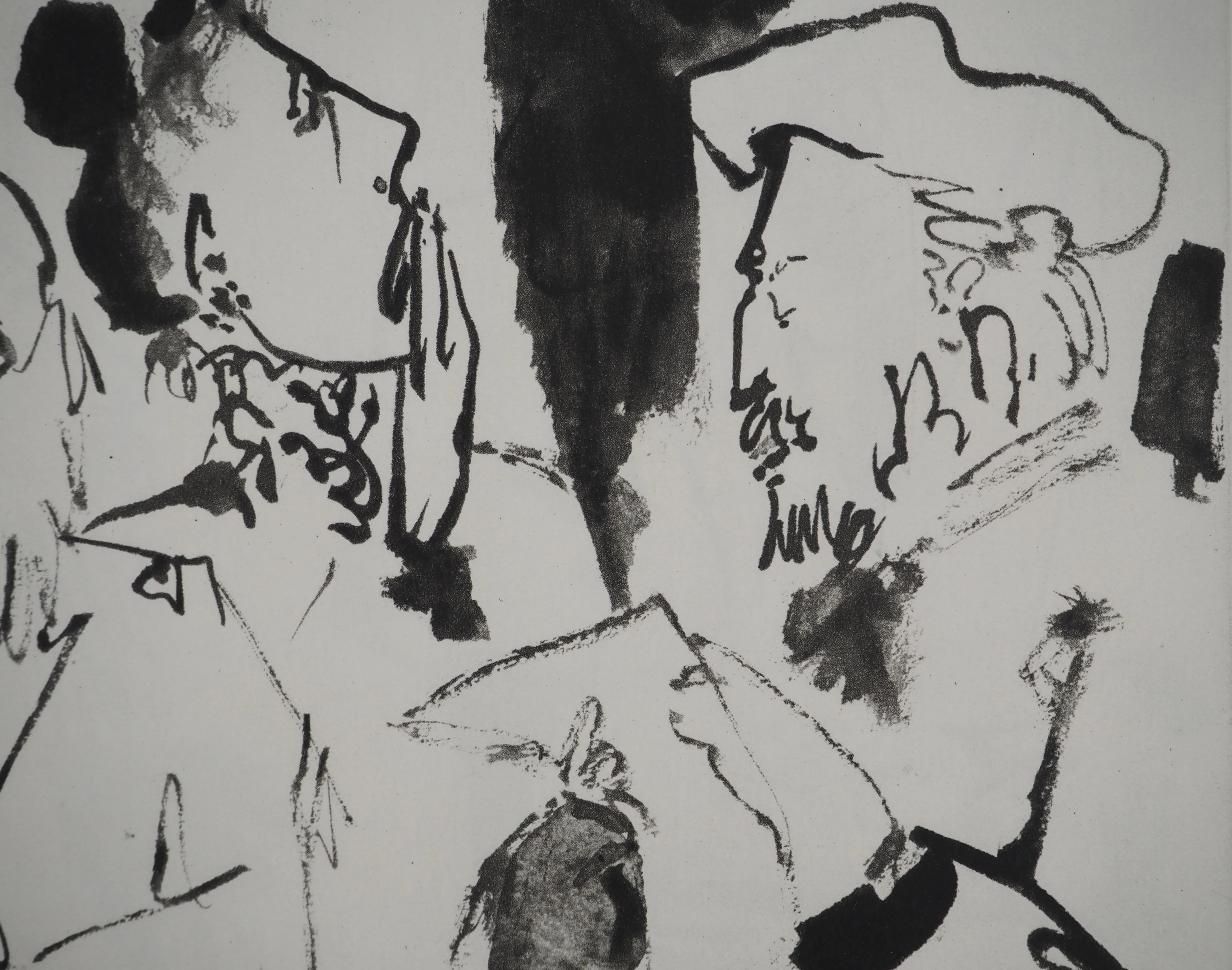 Pablo PICASSO : Comédie Humaine, L'artiste et son mécène, Héliogravure - Image 6