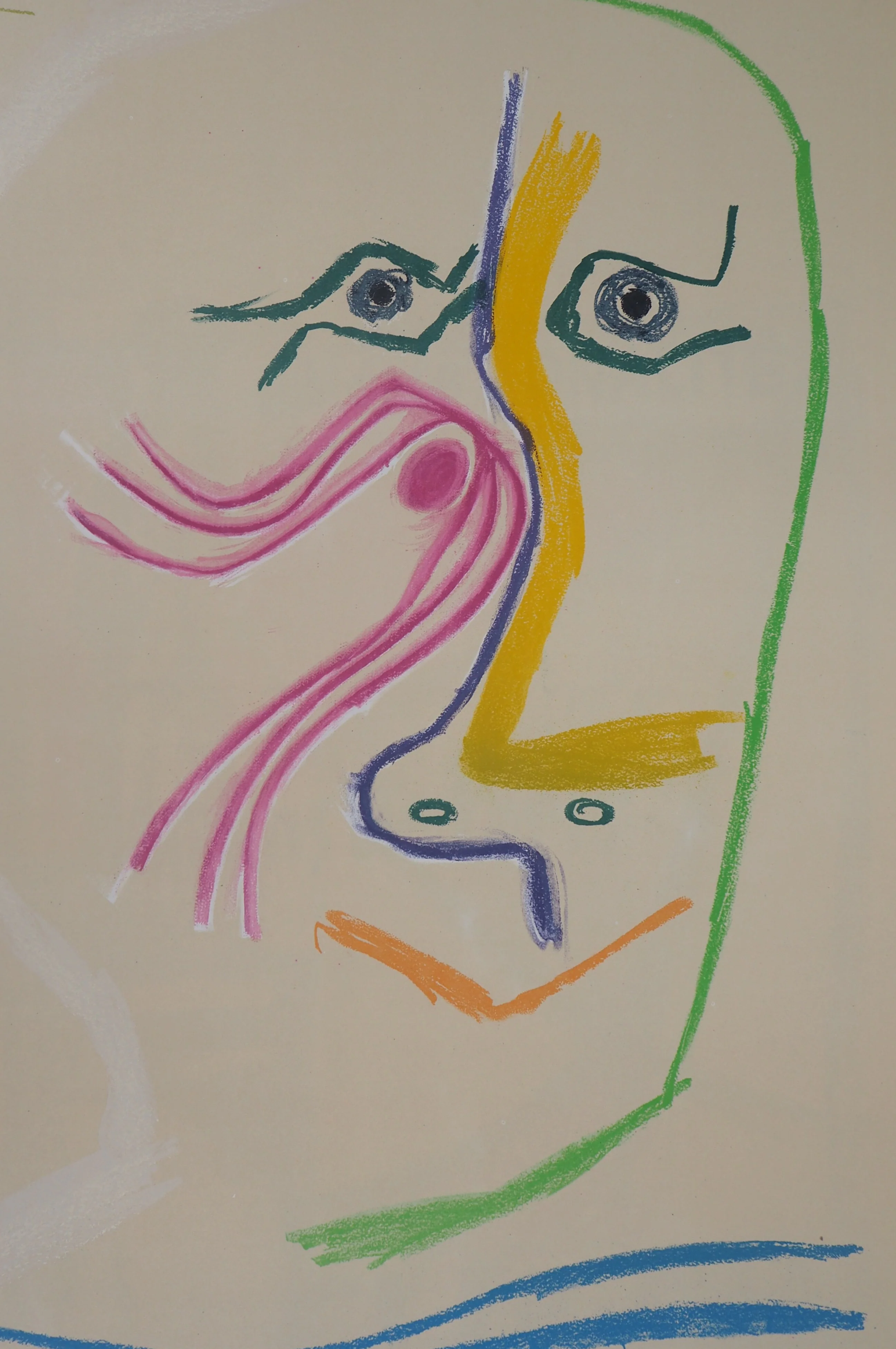 Pablo PICASSO : Hommage à René Char (Céret), Affiche en lithographie signée - Image 4