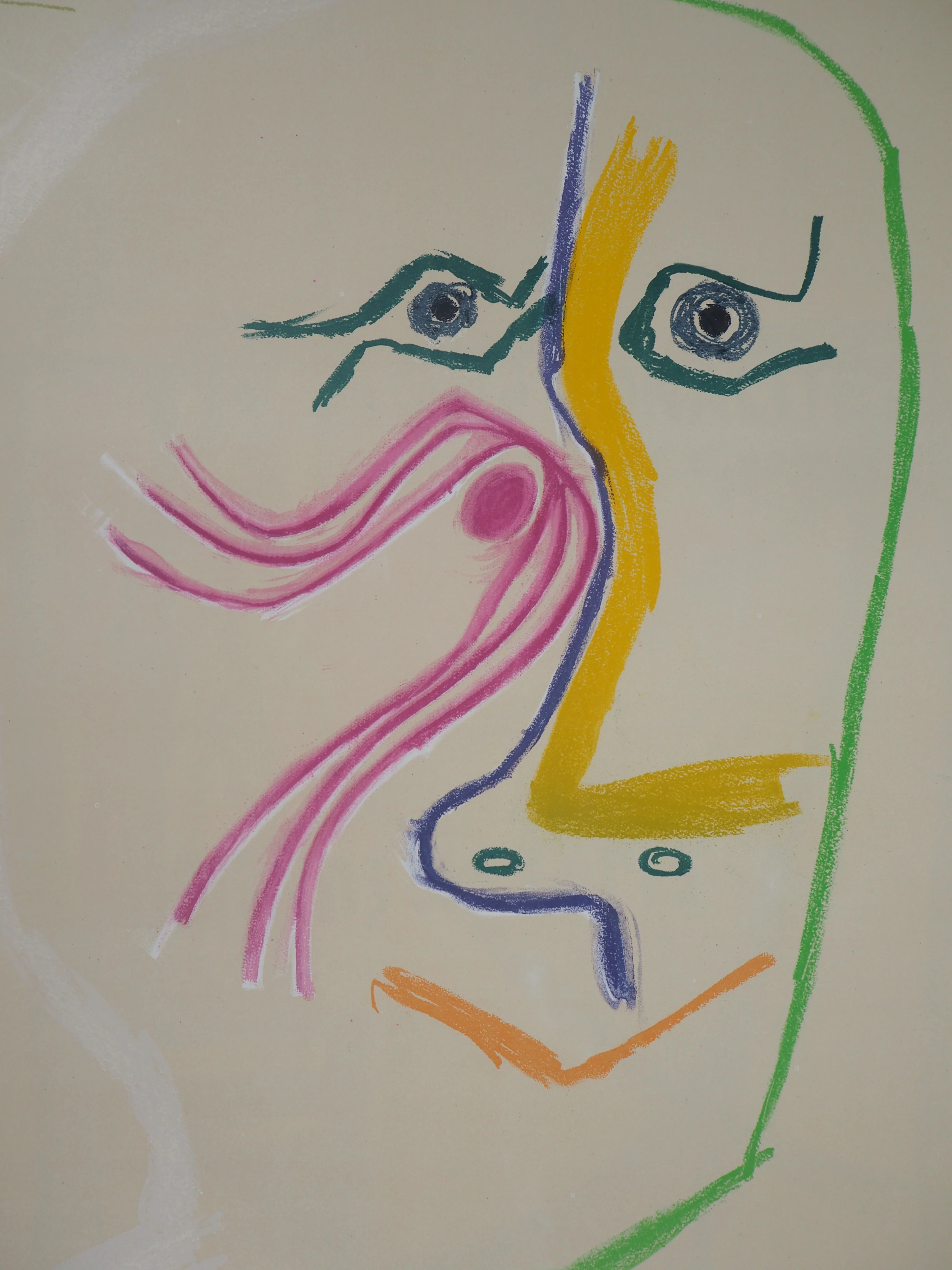 Pablo PICASSO : Hommage à René Char (Céret), Affiche en lithographie signée - Image 5