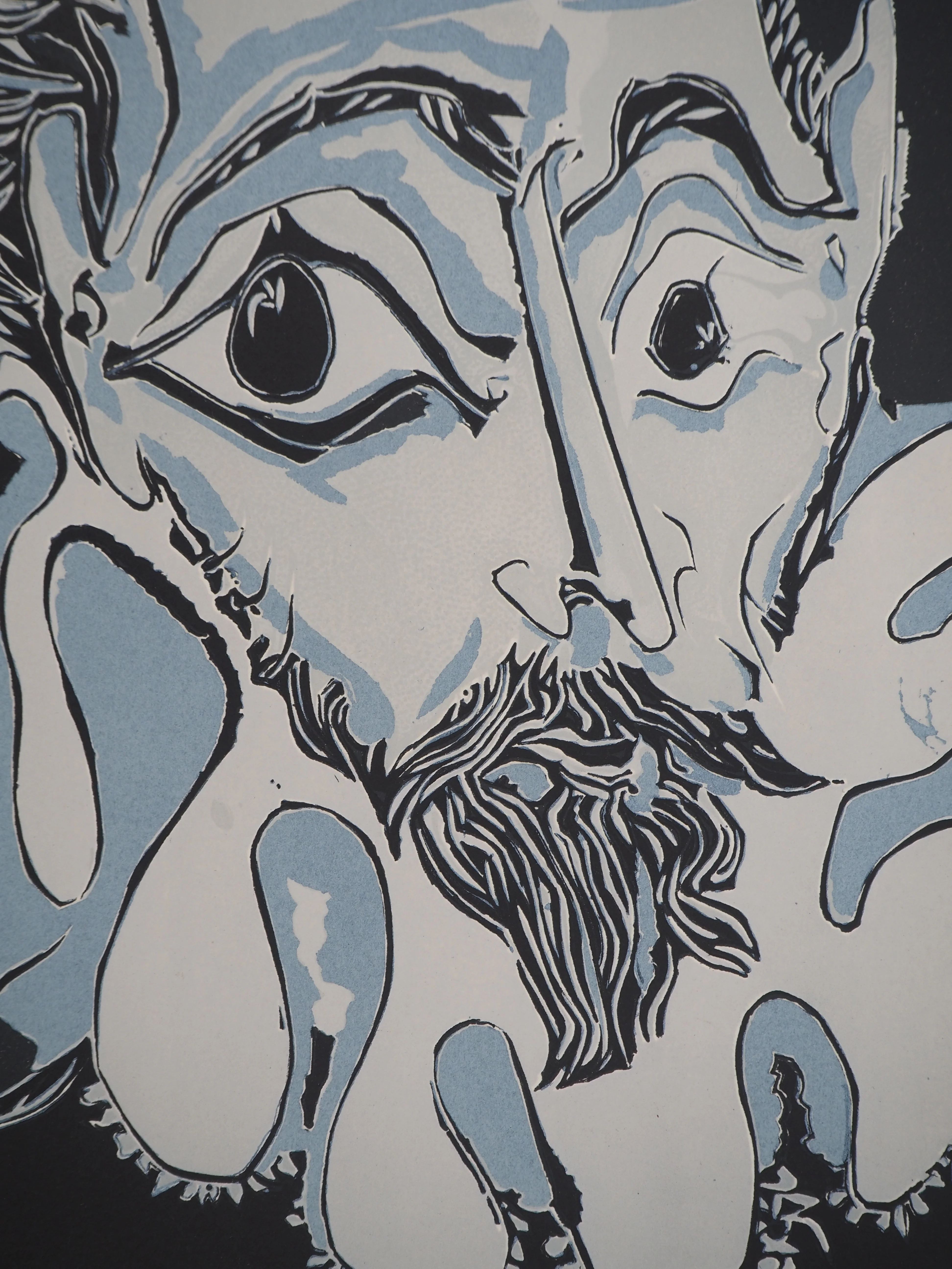 Pablo PICASSO : Homme à la fraise d'après El Greco, Lithographie signée - Image 7