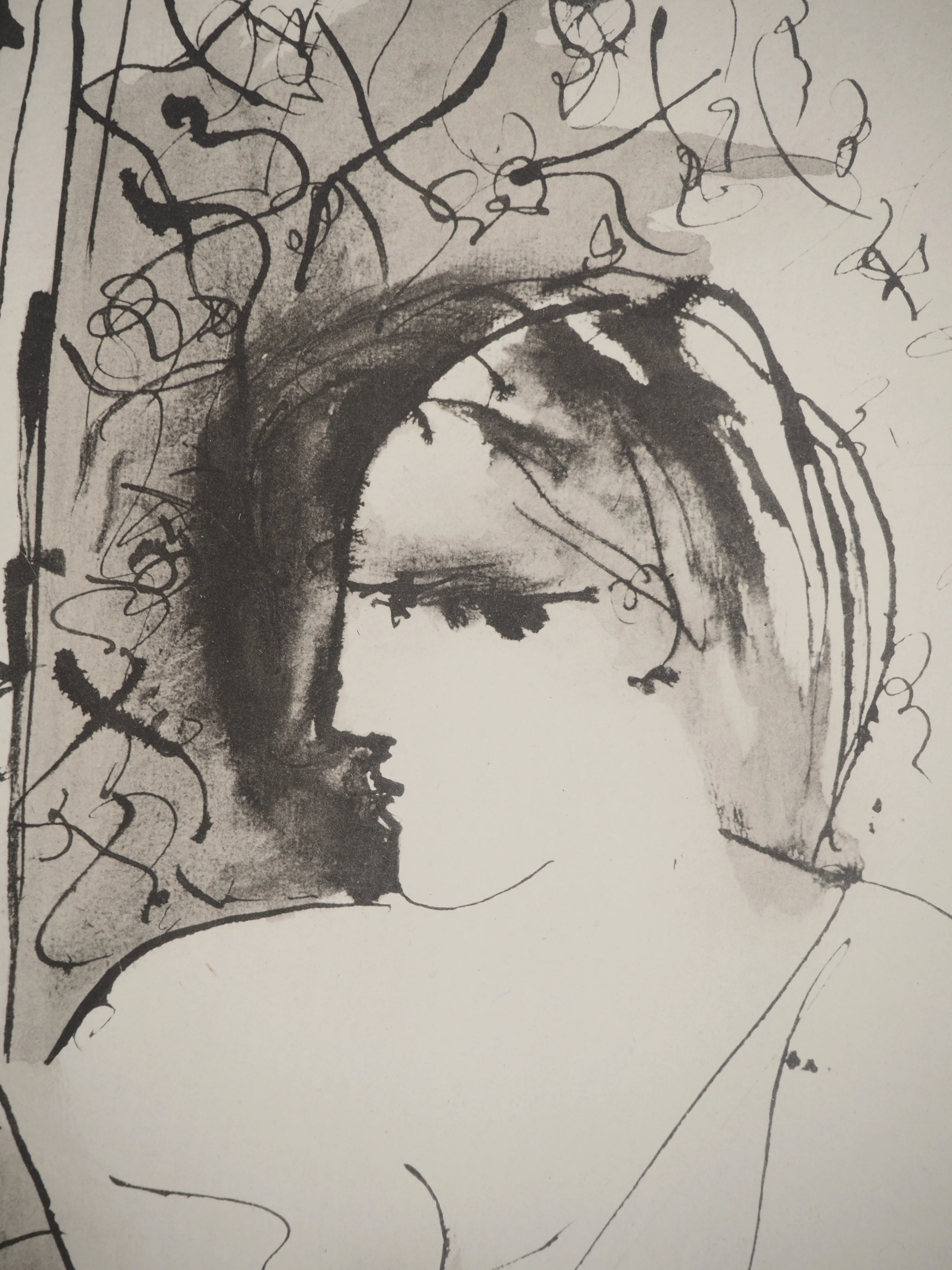 Pablo PICASSO : La famille antique, Lithographie et pochoir - Image 4
