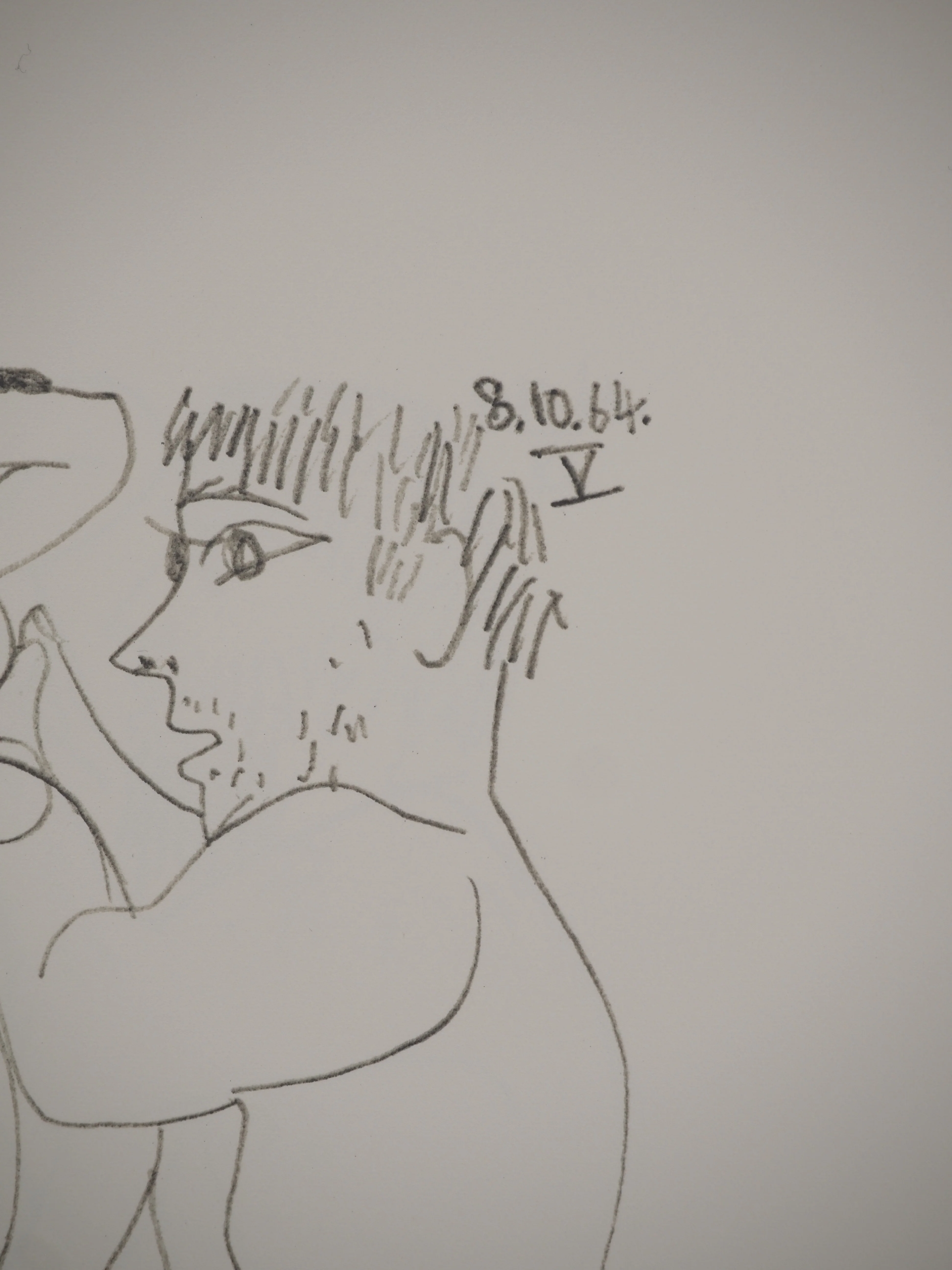 Pablo PICASSO : Le Goût du Bonheur, La femme idéale, Lithographie - Image 3