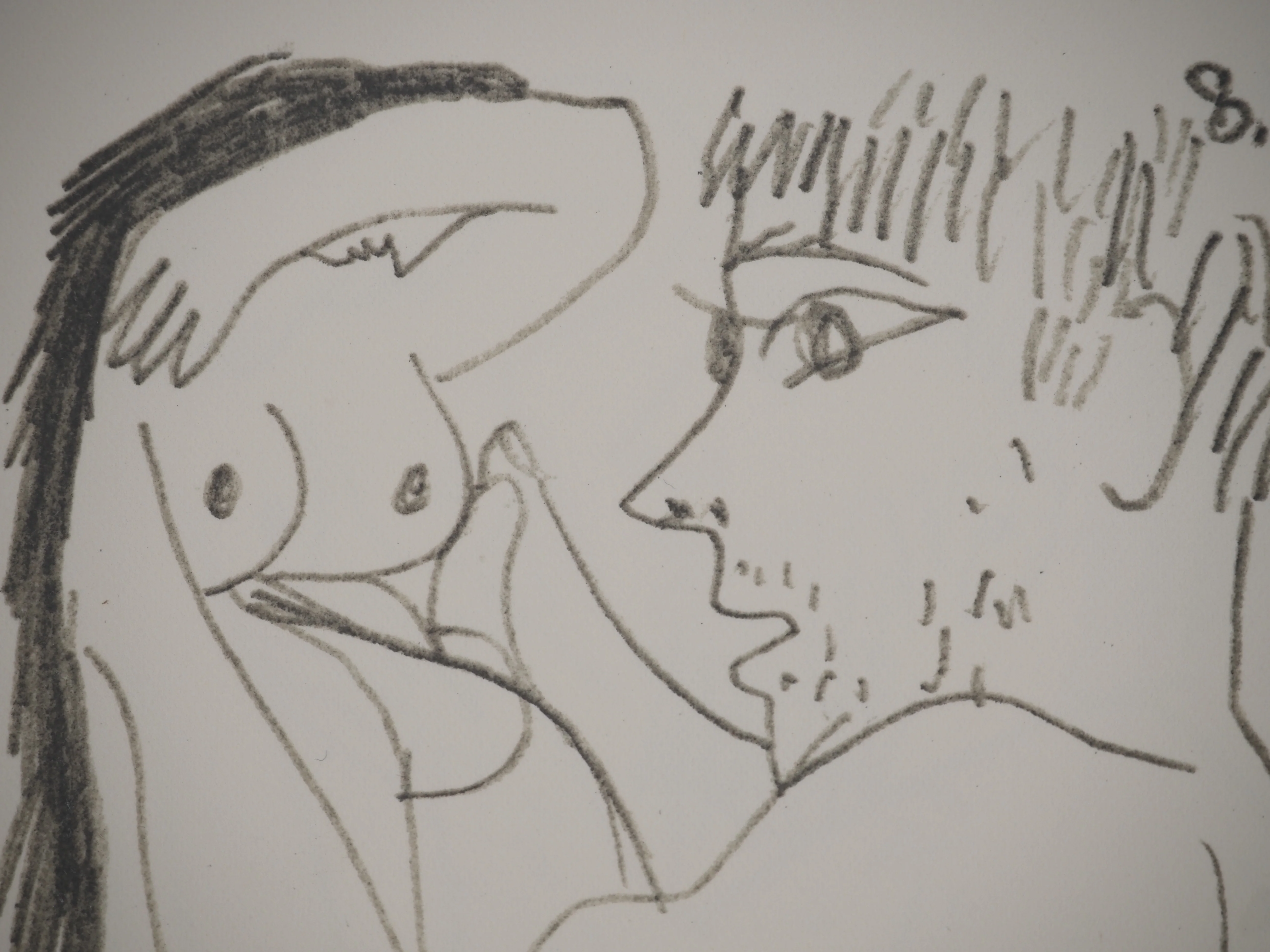Pablo PICASSO : Le Goût du Bonheur, La femme idéale, Lithographie - Image 4