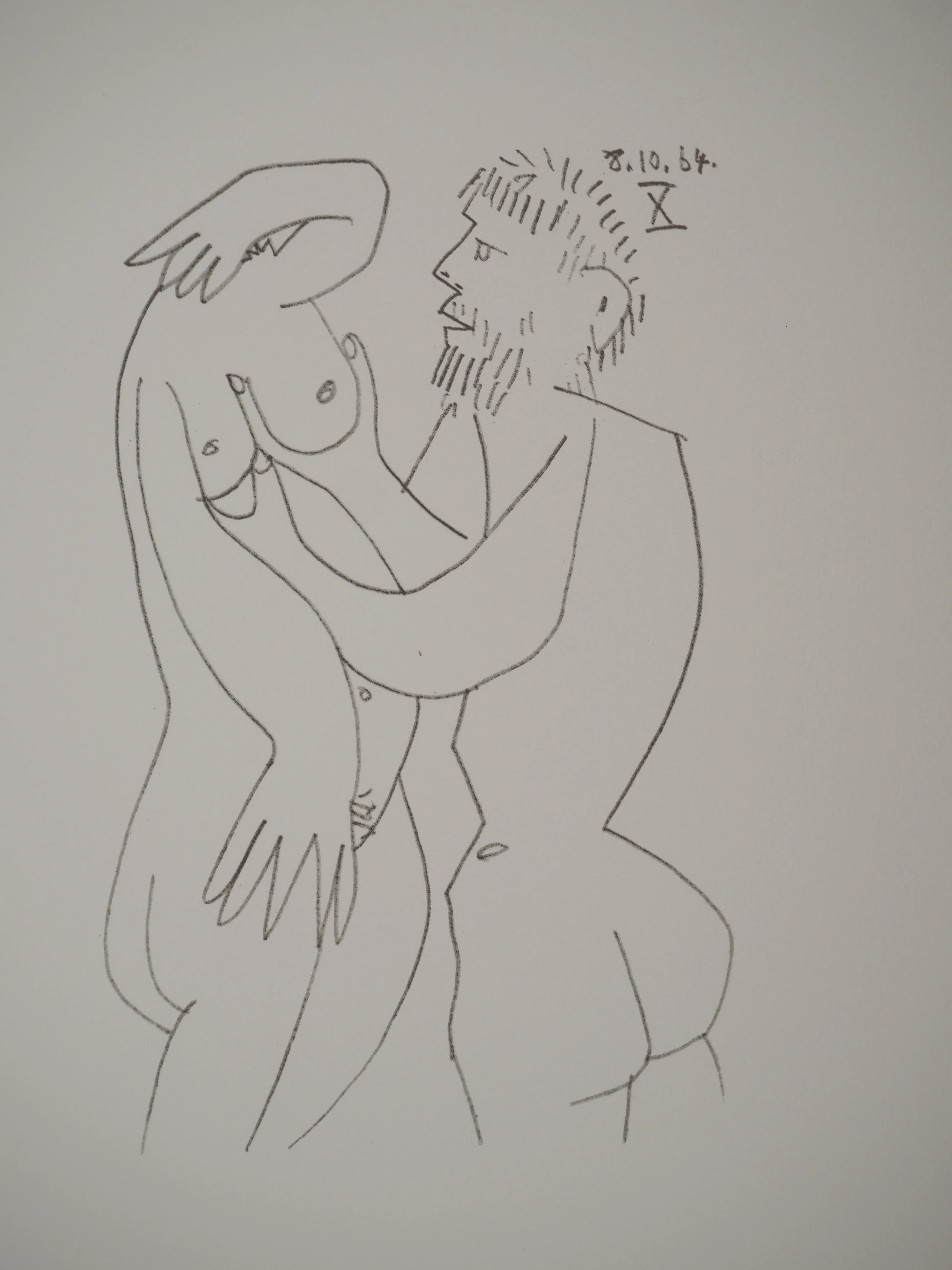 Pablo PICASSO : Le Goût du Bonheur, Le désir, Lithographie - Image 2