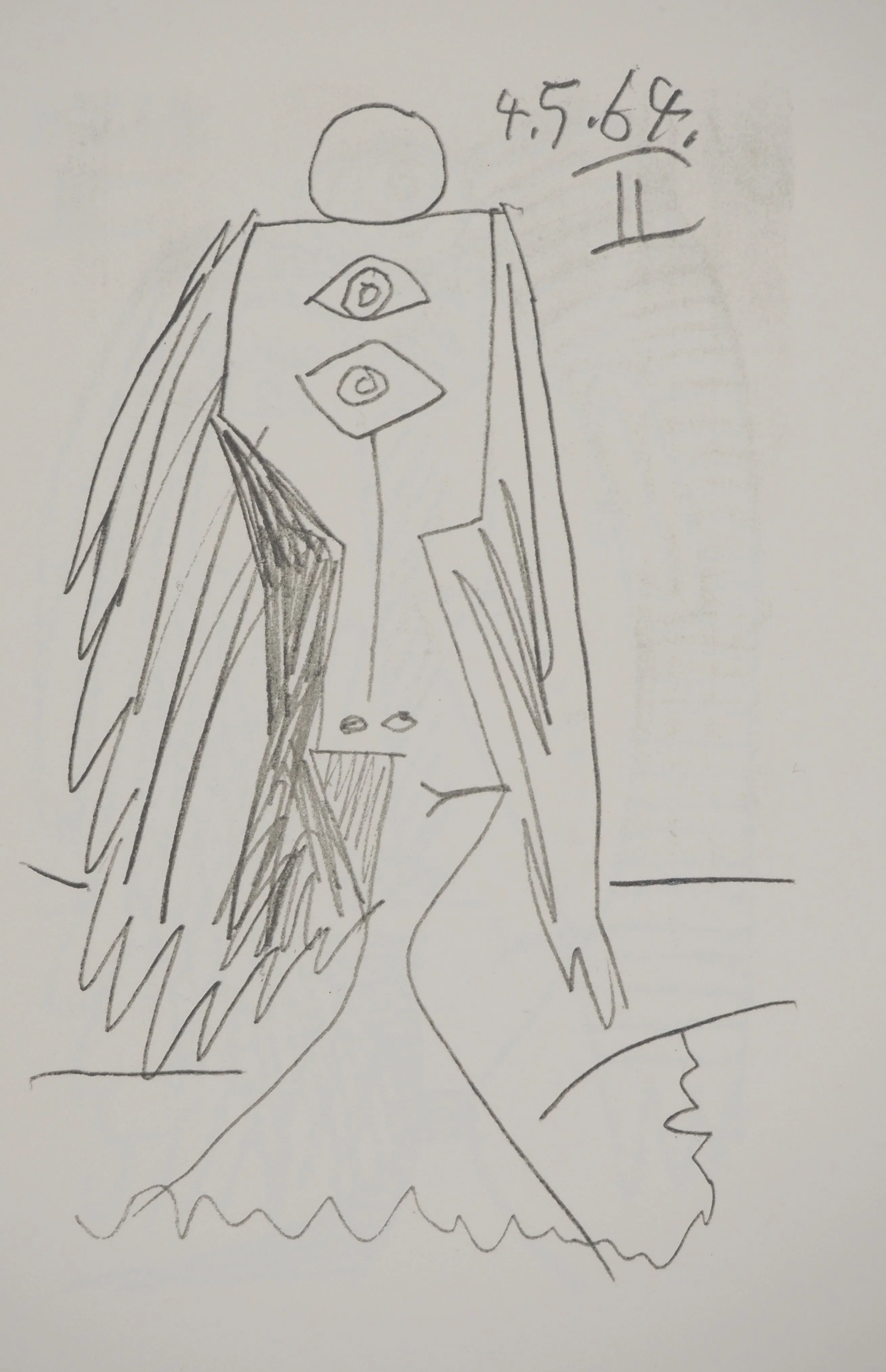 Pablo PICASSO : Le Goût du Bonheur, Totem, Lithographie - Image 2