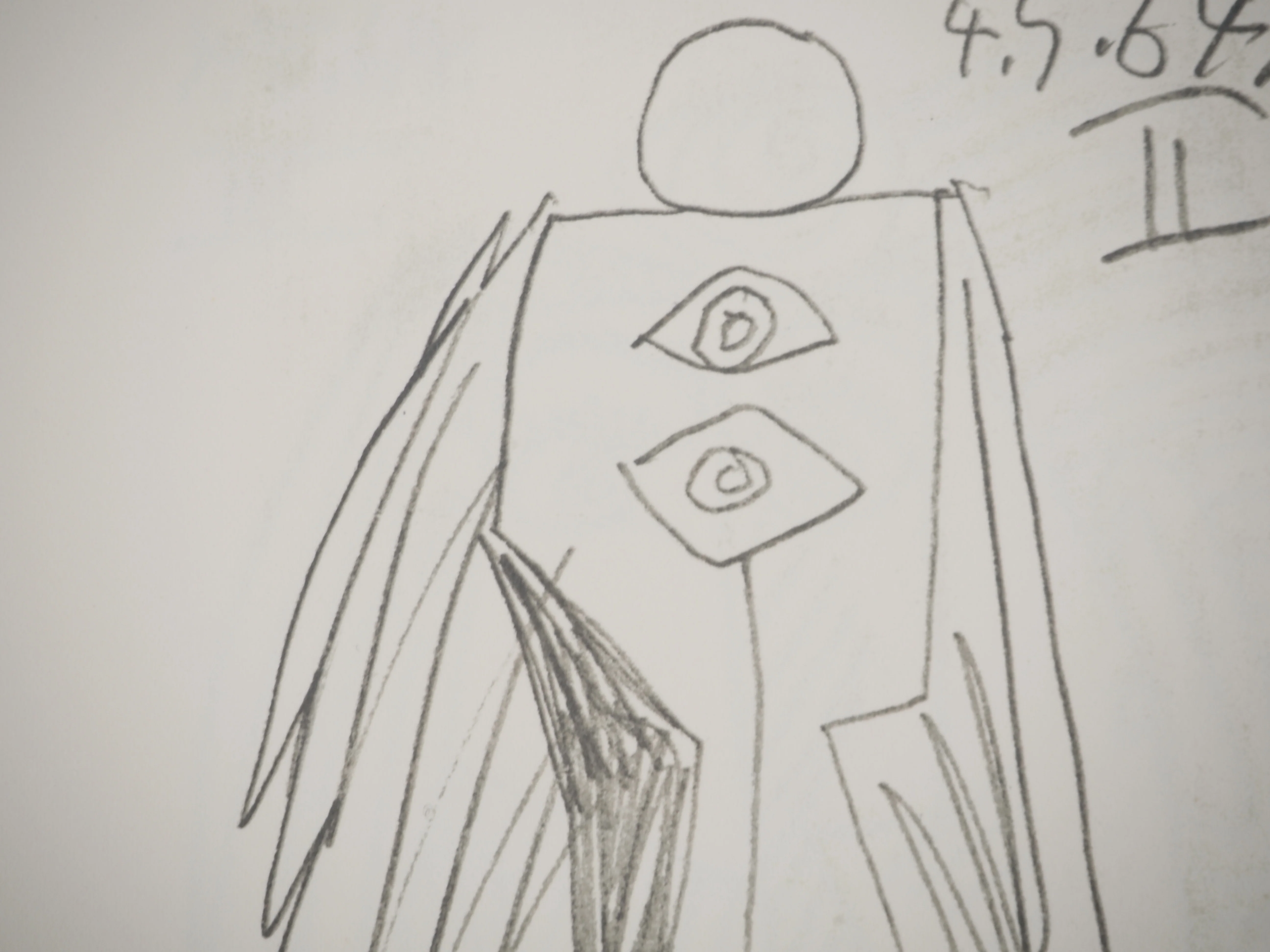 Pablo PICASSO : Le Goût du Bonheur, Totem, Lithographie - Image 4