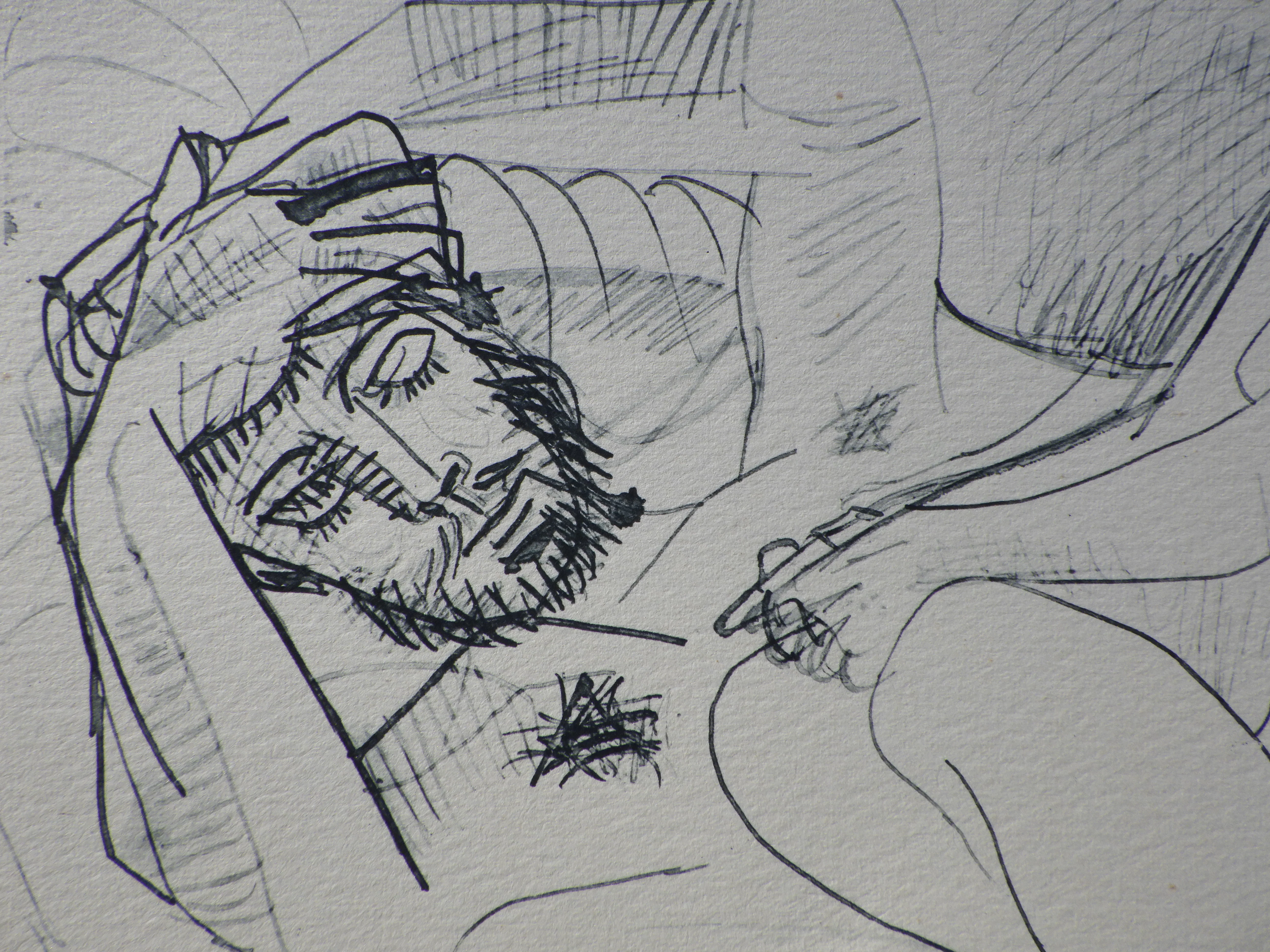 Pablo PICASSO : Muse auprès du Maître, Héliogravure - Image 5