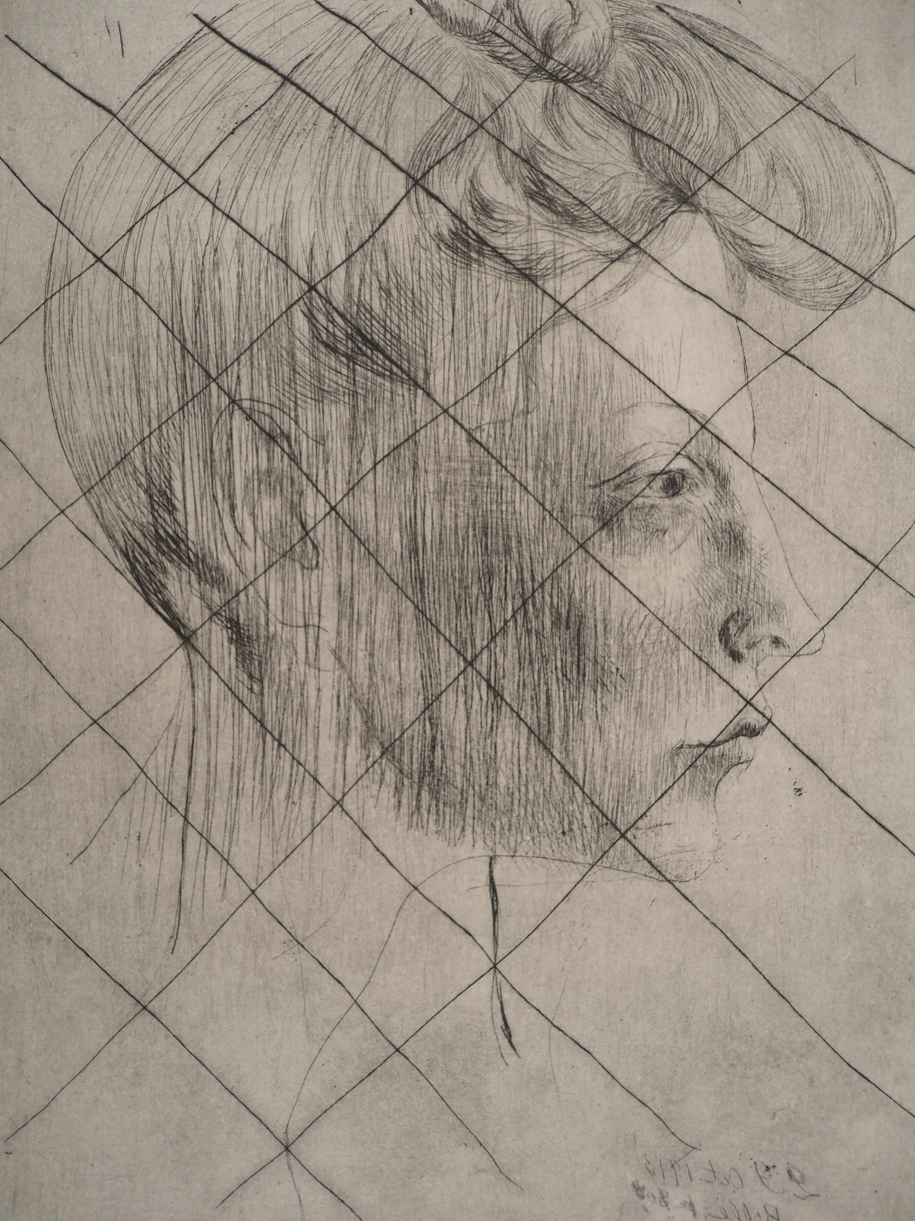 Pablo PICASSO : Saltimbanques, Tête de femme, Gravure originale - Image 4