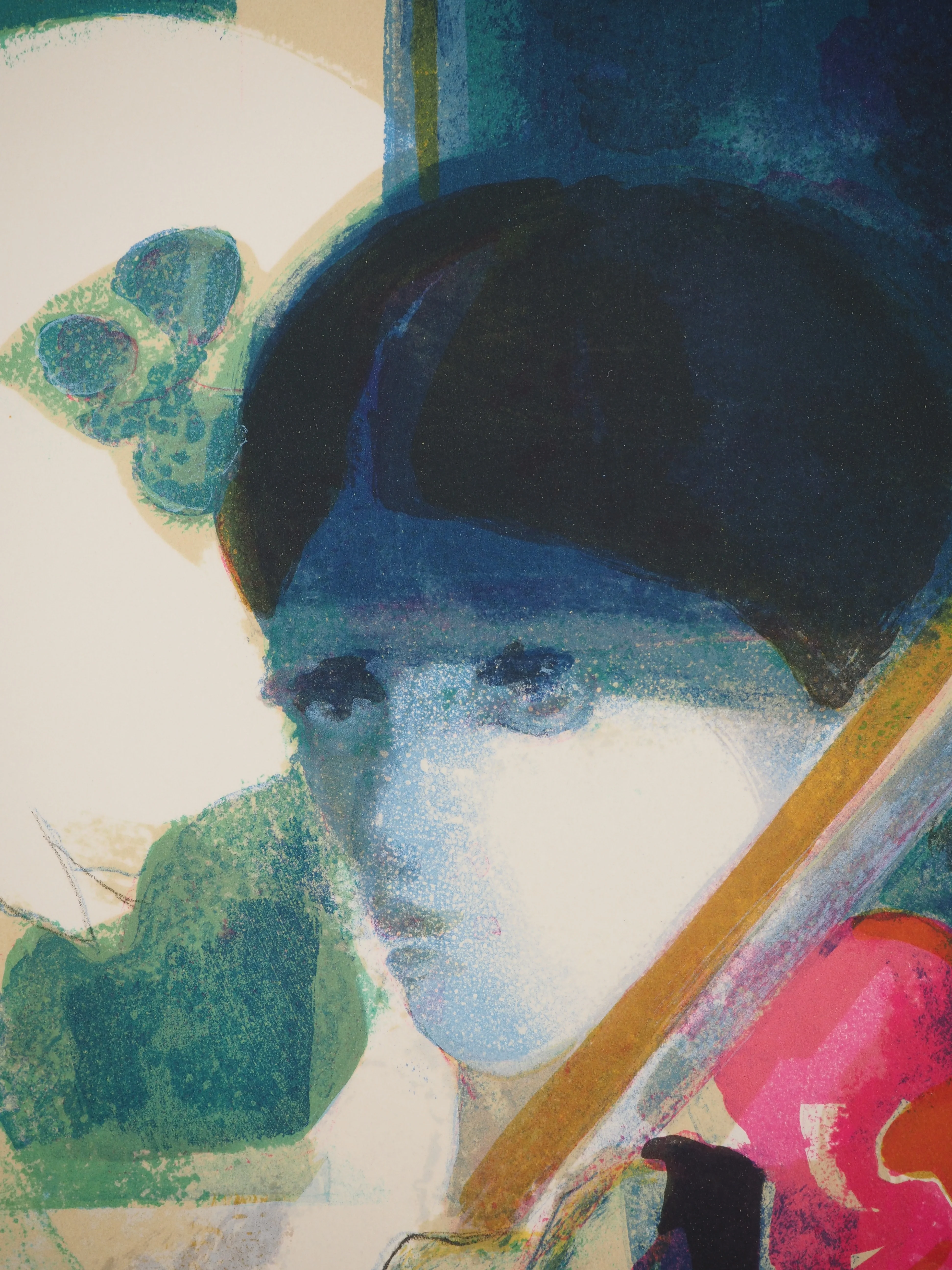 Paul AMBILLE : La violoniste, Lithographie originale signée - Image 6