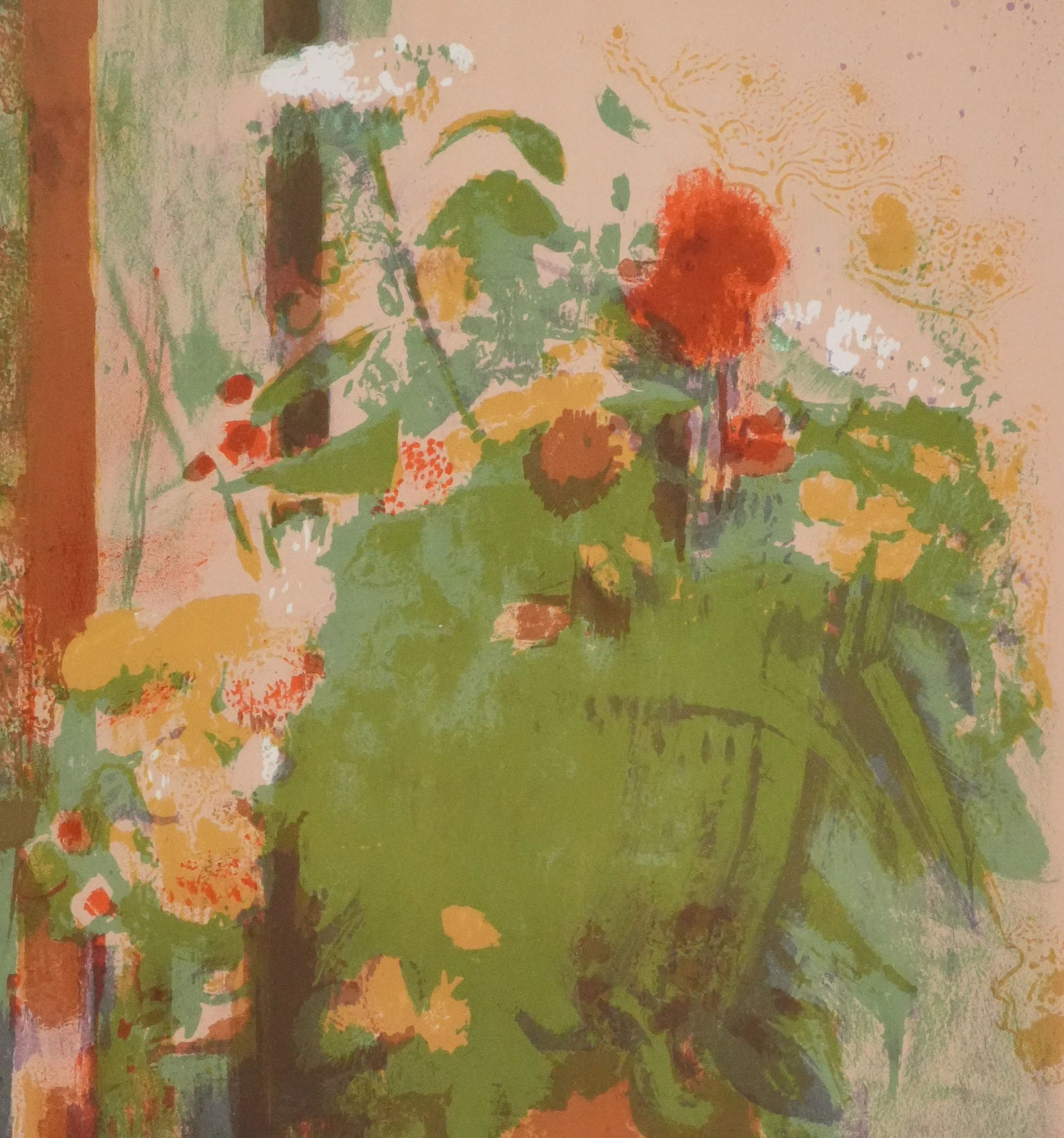 Paul COLLOMB : Bouquet à la fenêtre, Lithographie originale signée - Image 5