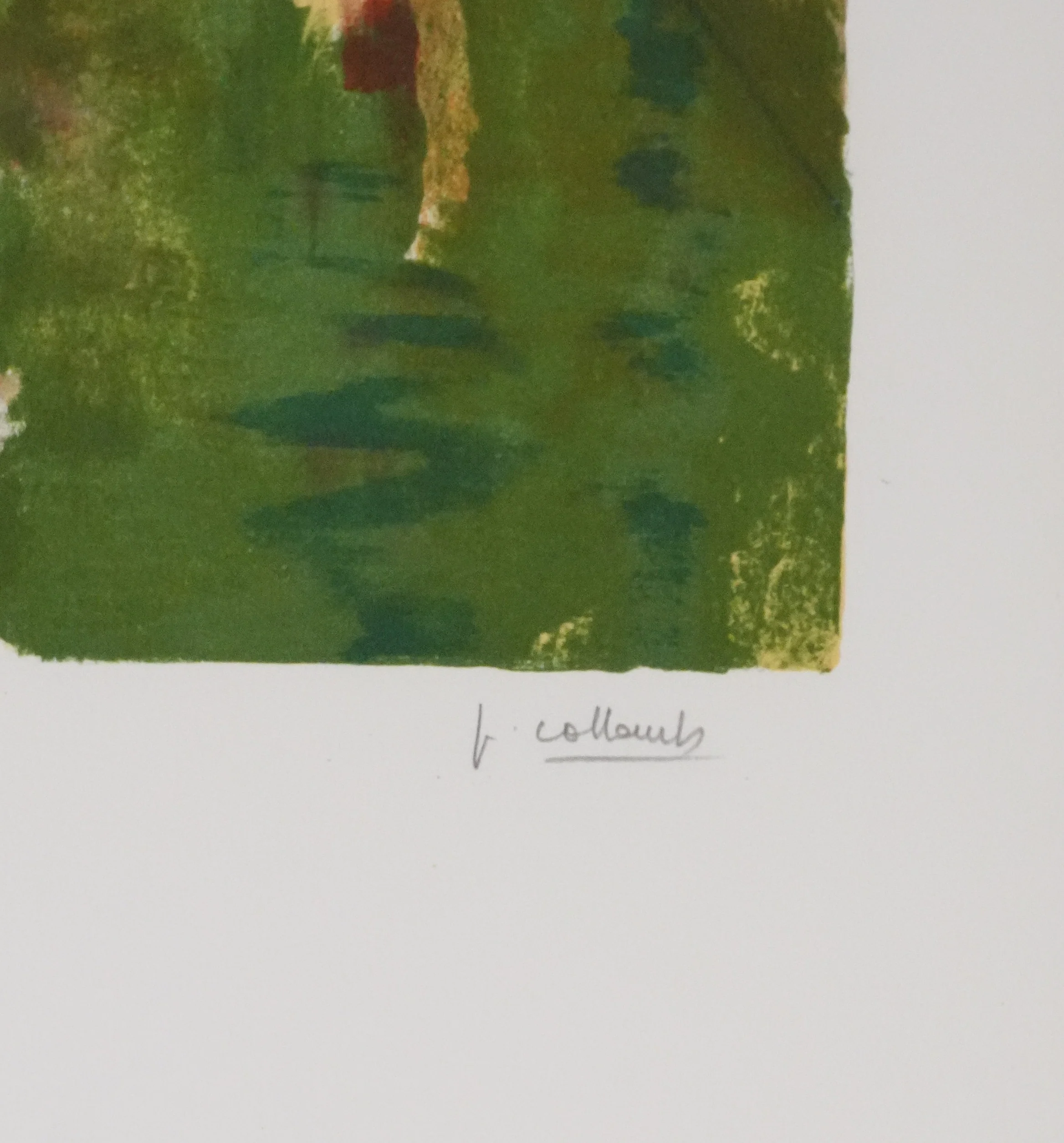 Paul COLLOMB : Venise, Le grand mur rose, Lithographie originale signée - Image 2