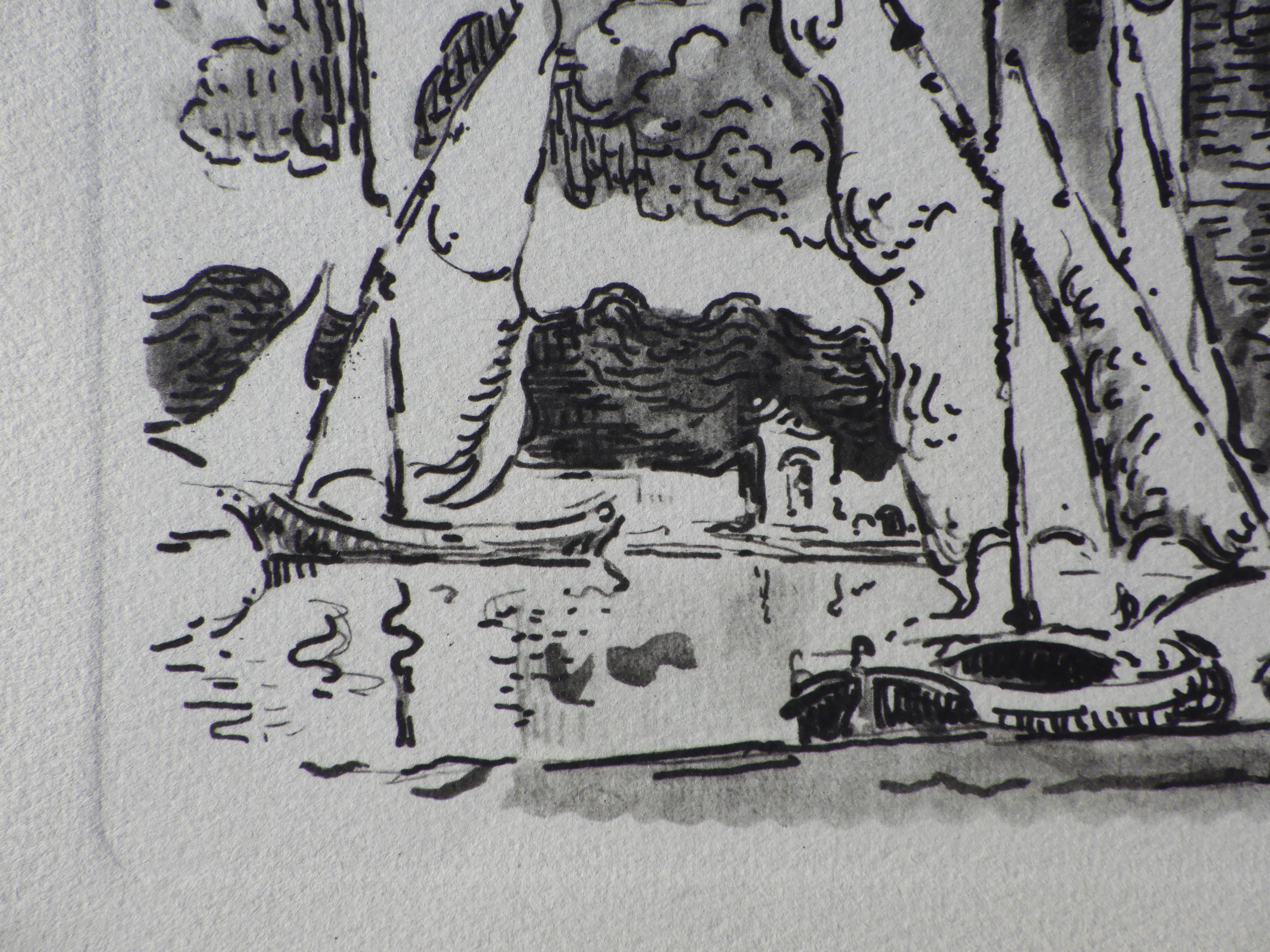 Paul SIGNAC : Saint Tropez, Gravure - Image 4
