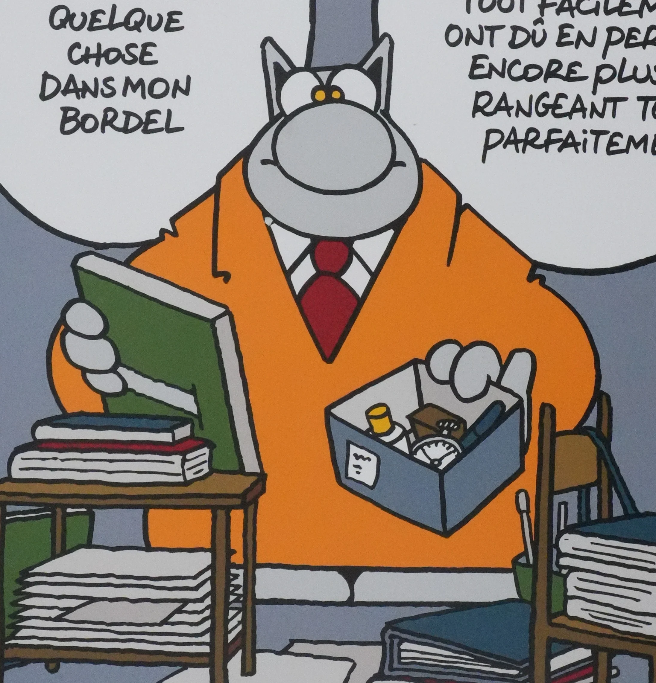 Philippe GELUCK : Quand je perds mon bordel, Affiche originale signée - Image 5
