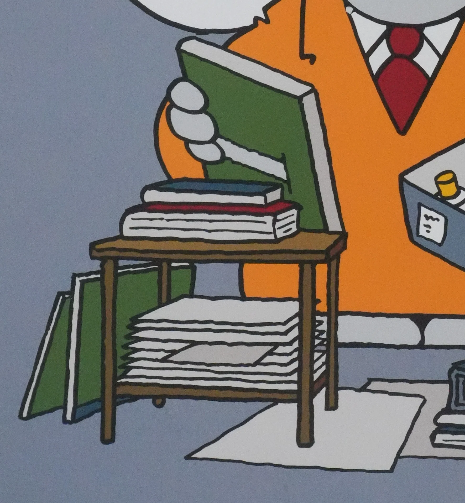 Philippe GELUCK : Quand je perds mon bordel, Affiche originale signée - Image 6