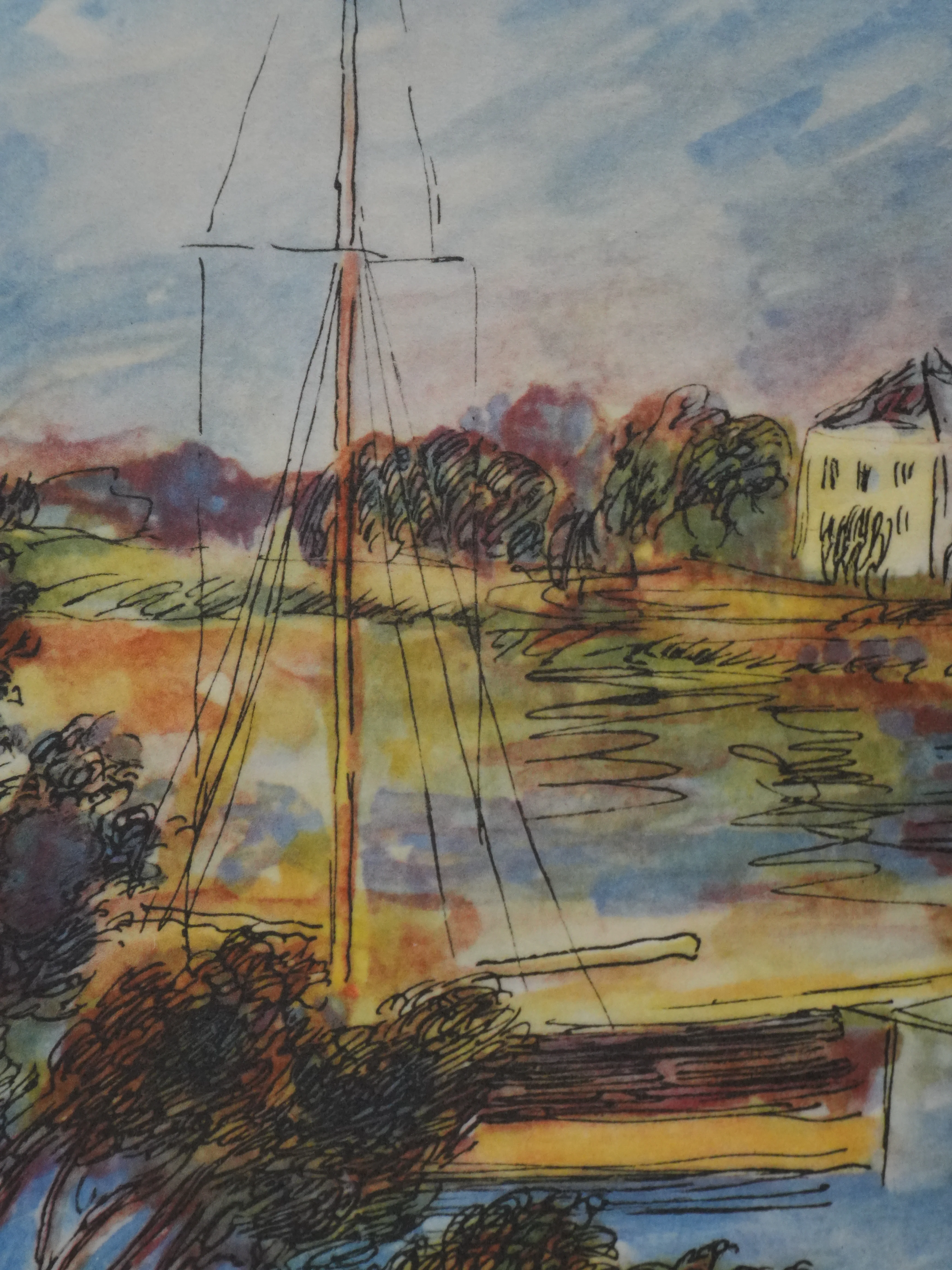 Pierre-Auguste RENOIR : Le lac d'Avray, Lithographie - Image 4