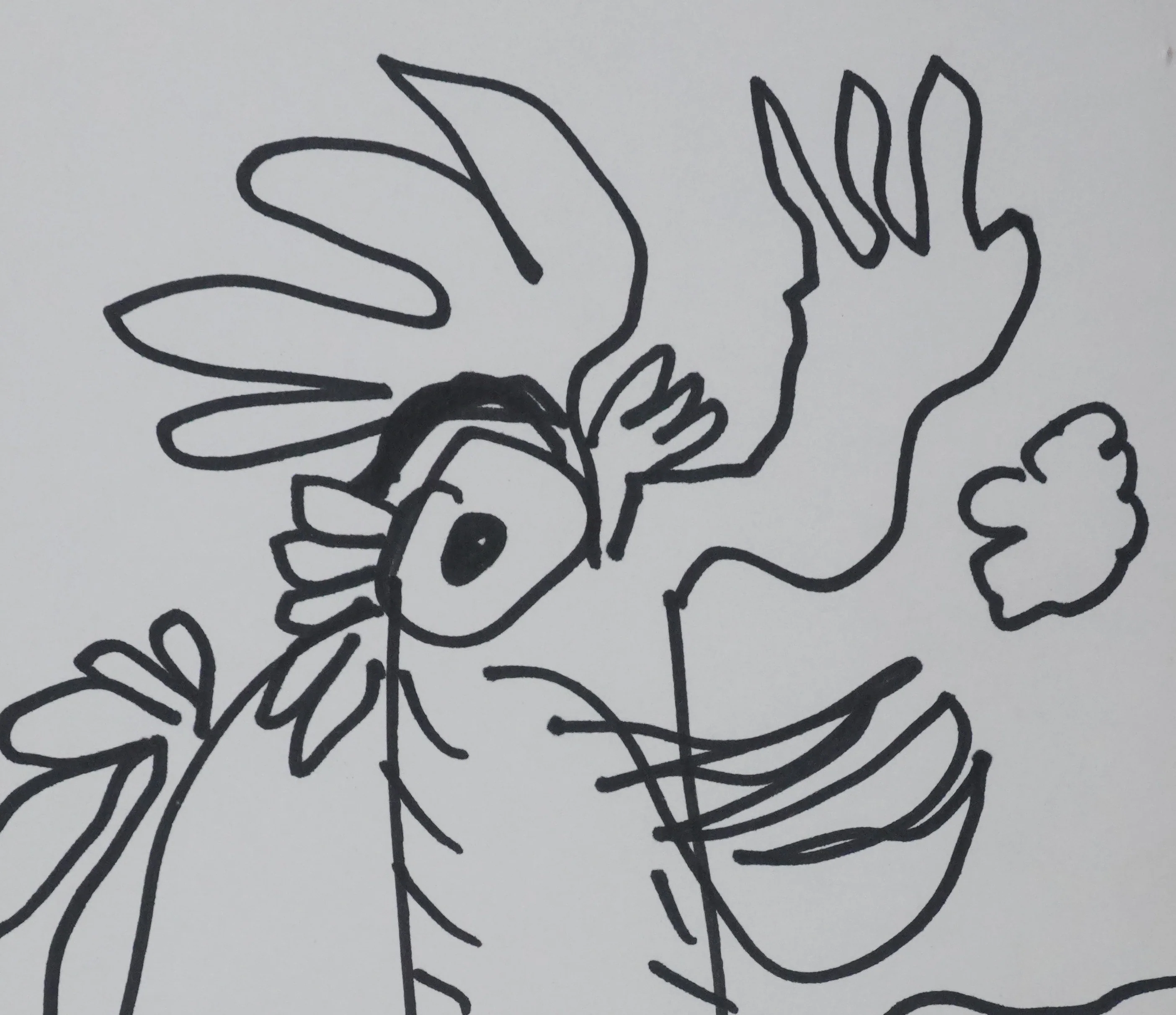 Pierre BRASSEUR : L'arbre à l'oeil, Autographe et dessin original signé - Image 4