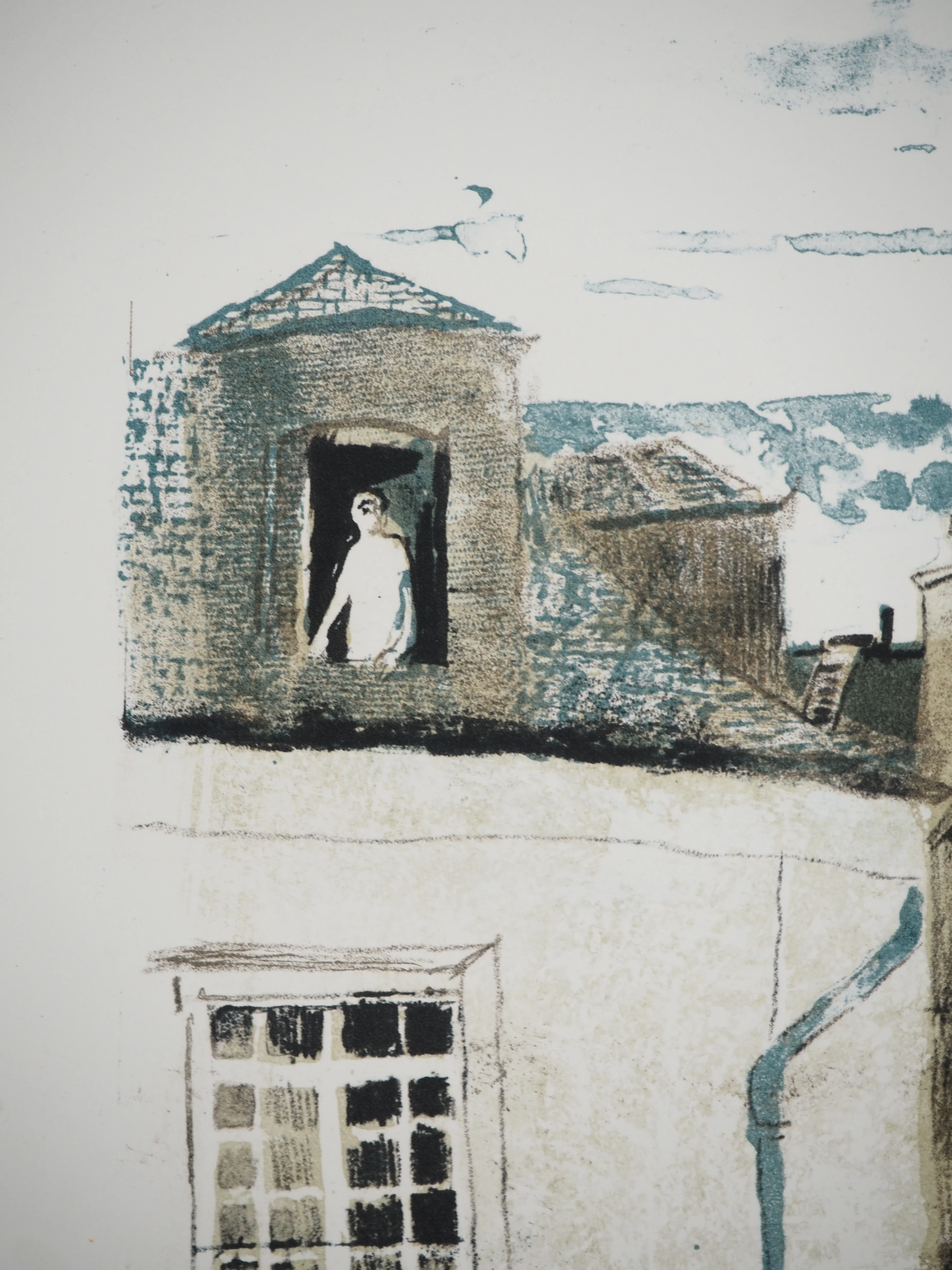 Pierre-Eugène CLAIRIN : Paris, 21 rue Bonaparte, Lithographie originale signée - Image 5