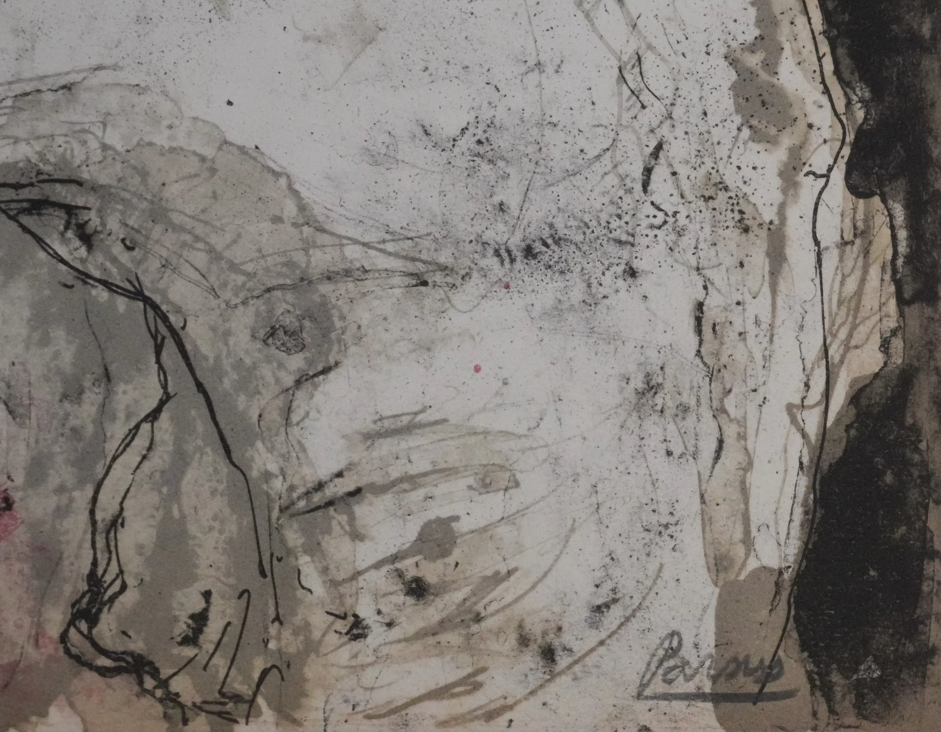 Pierre PARSUS : Brassens, La fille à cent sous, Lithographie originale signée - Image 2