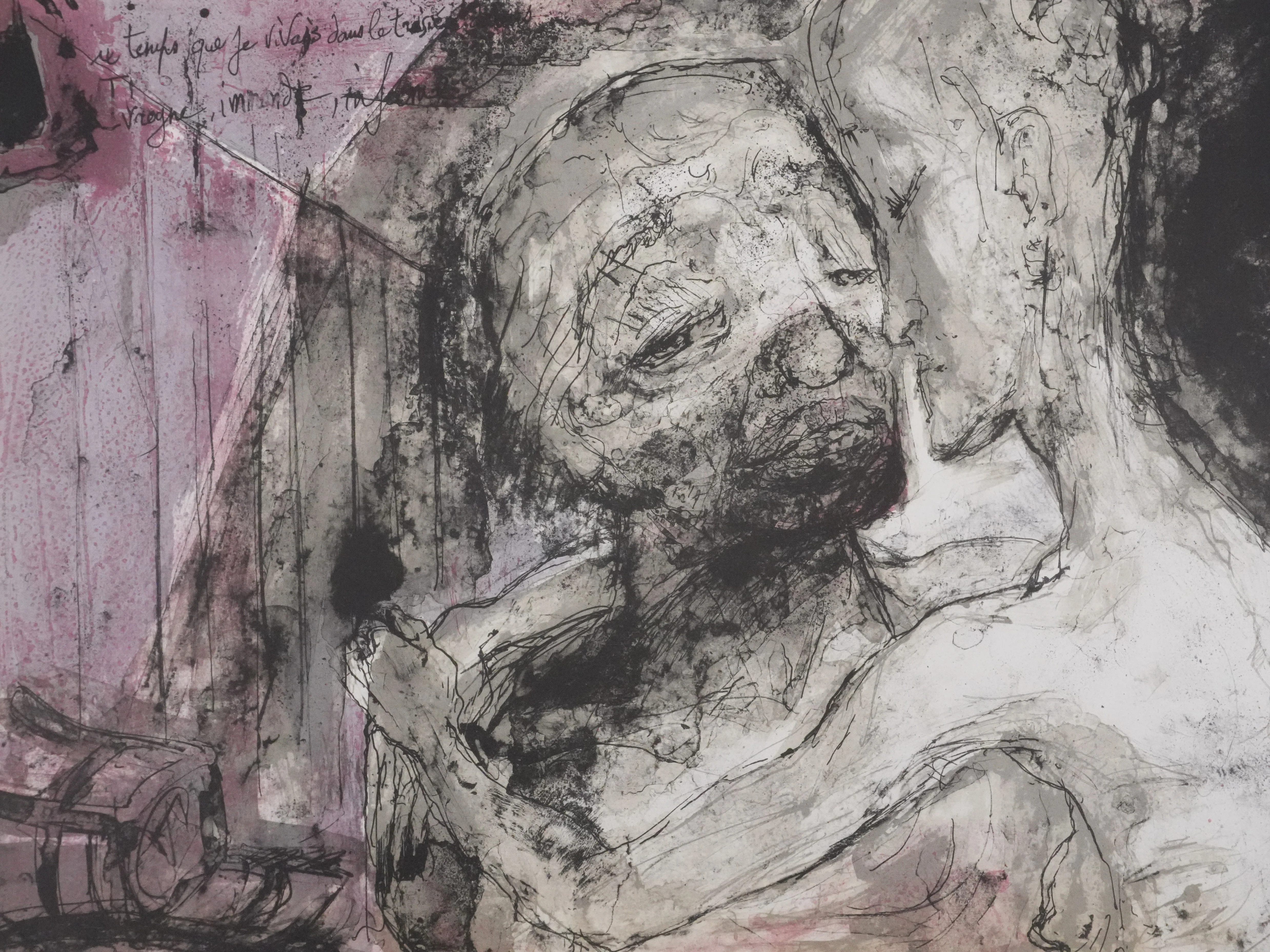 Pierre PARSUS : Brassens, La fille à cent sous, Lithographie originale signée - Image 3