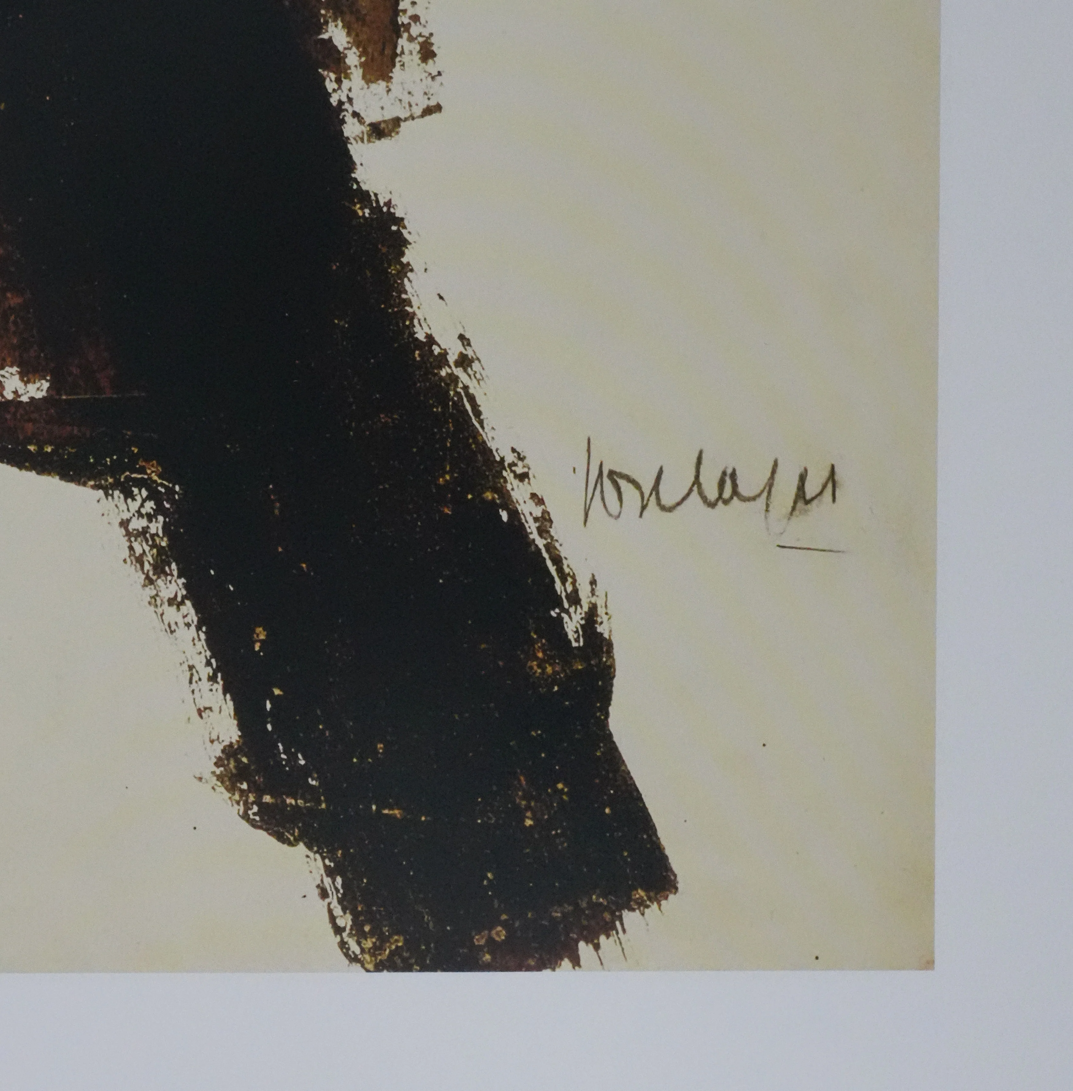Pierre Soulages : Brou de noix sur papier 1950, Affiche originale - Image 2