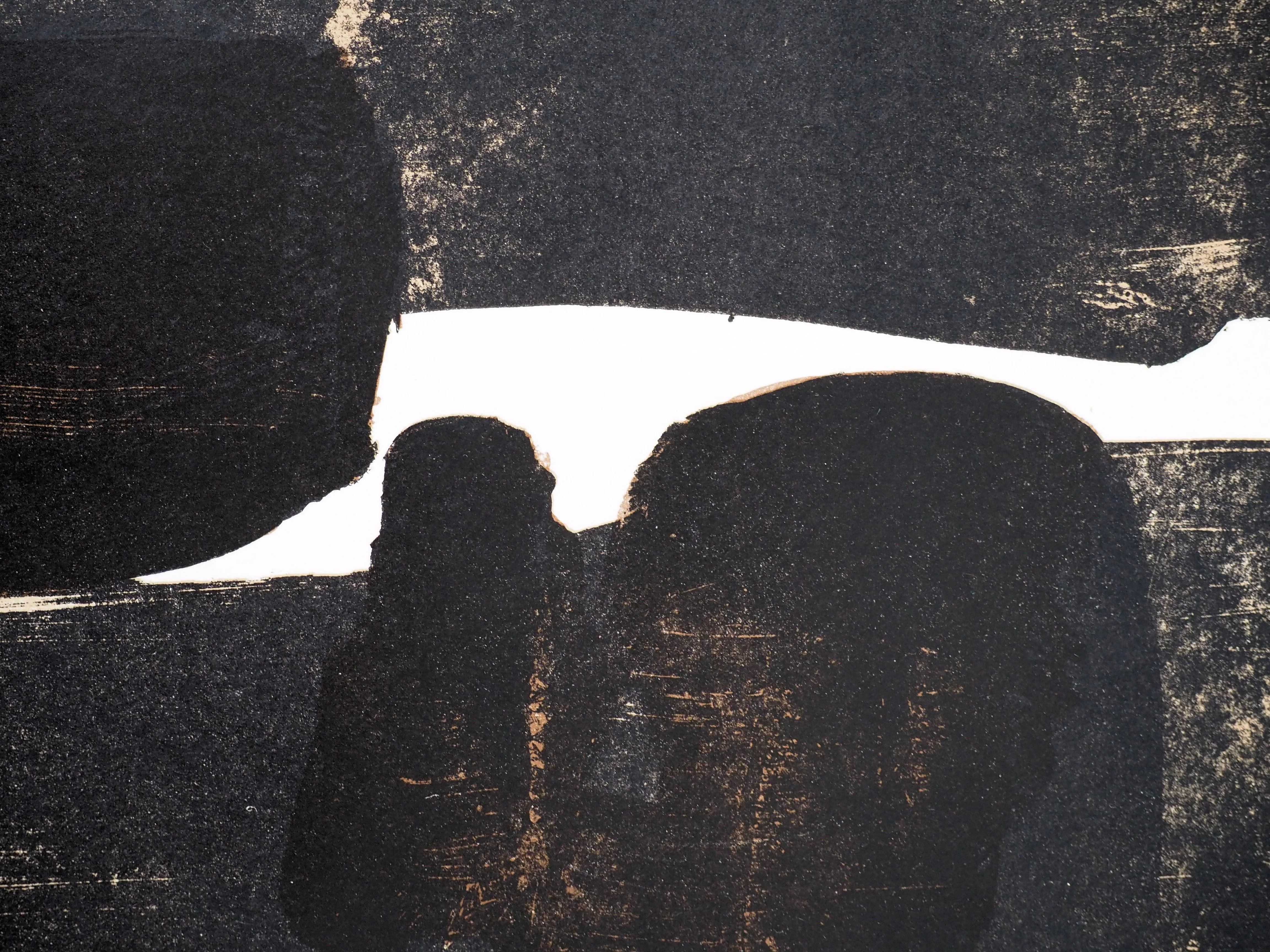 Pierre SOULAGES : Lithographie n°12, Affiche en lithographie originale - Image 5