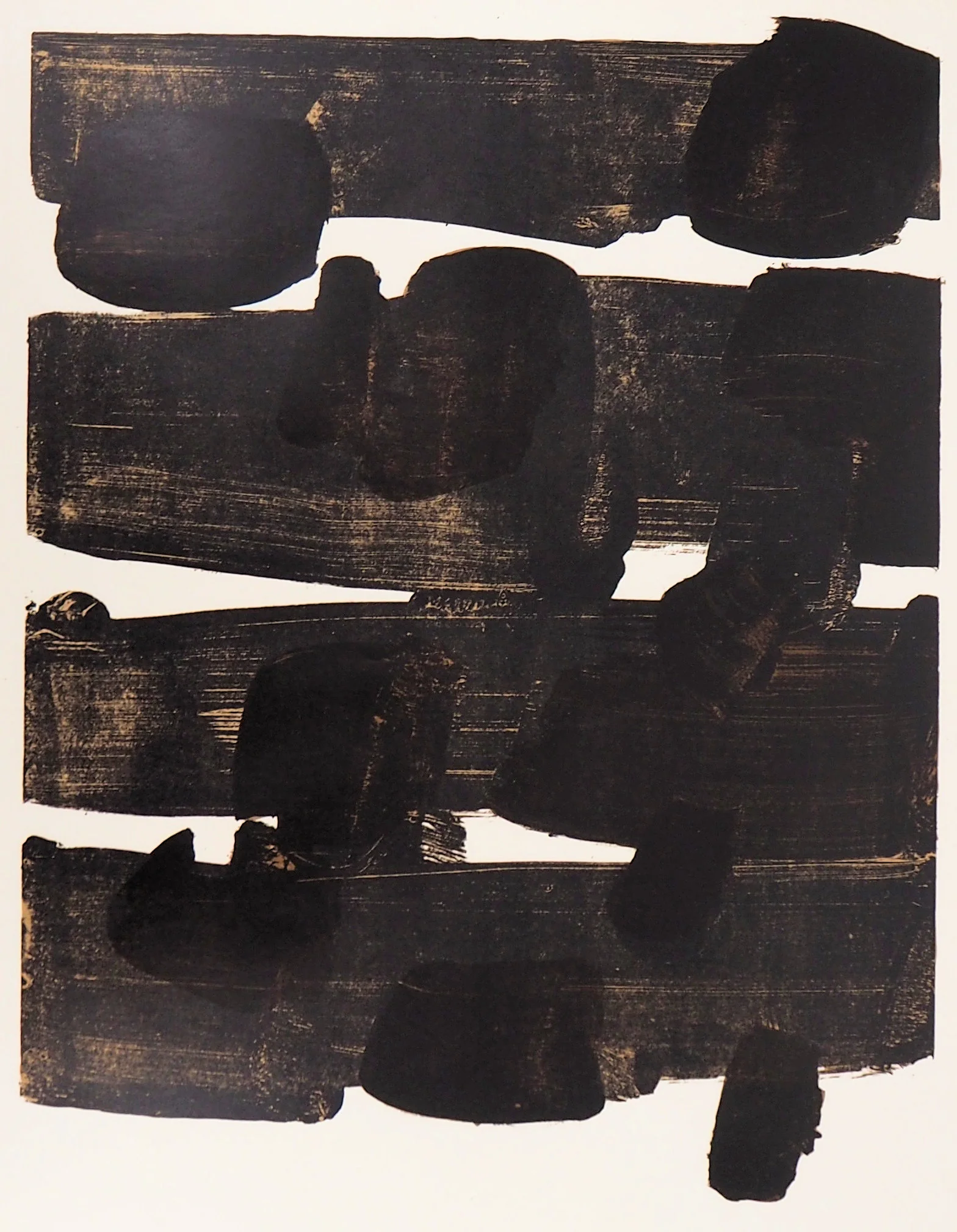 Pierre SOULAGES : Lithographie n°12, Affiche en lithographie originale - Image 7