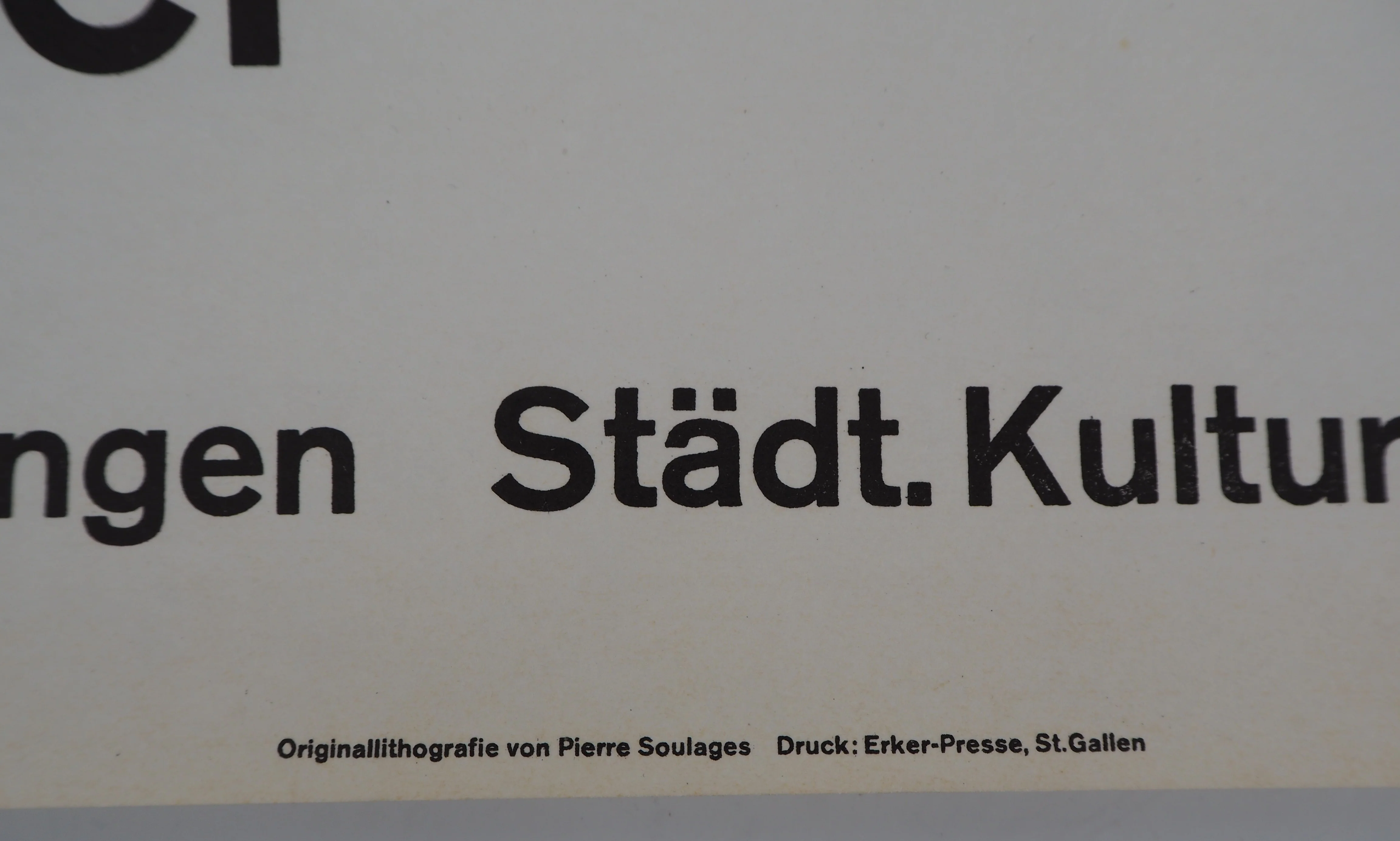 Pierre SOULAGES : Lithographie n°12, Affiche en lithographie originale - Image 8