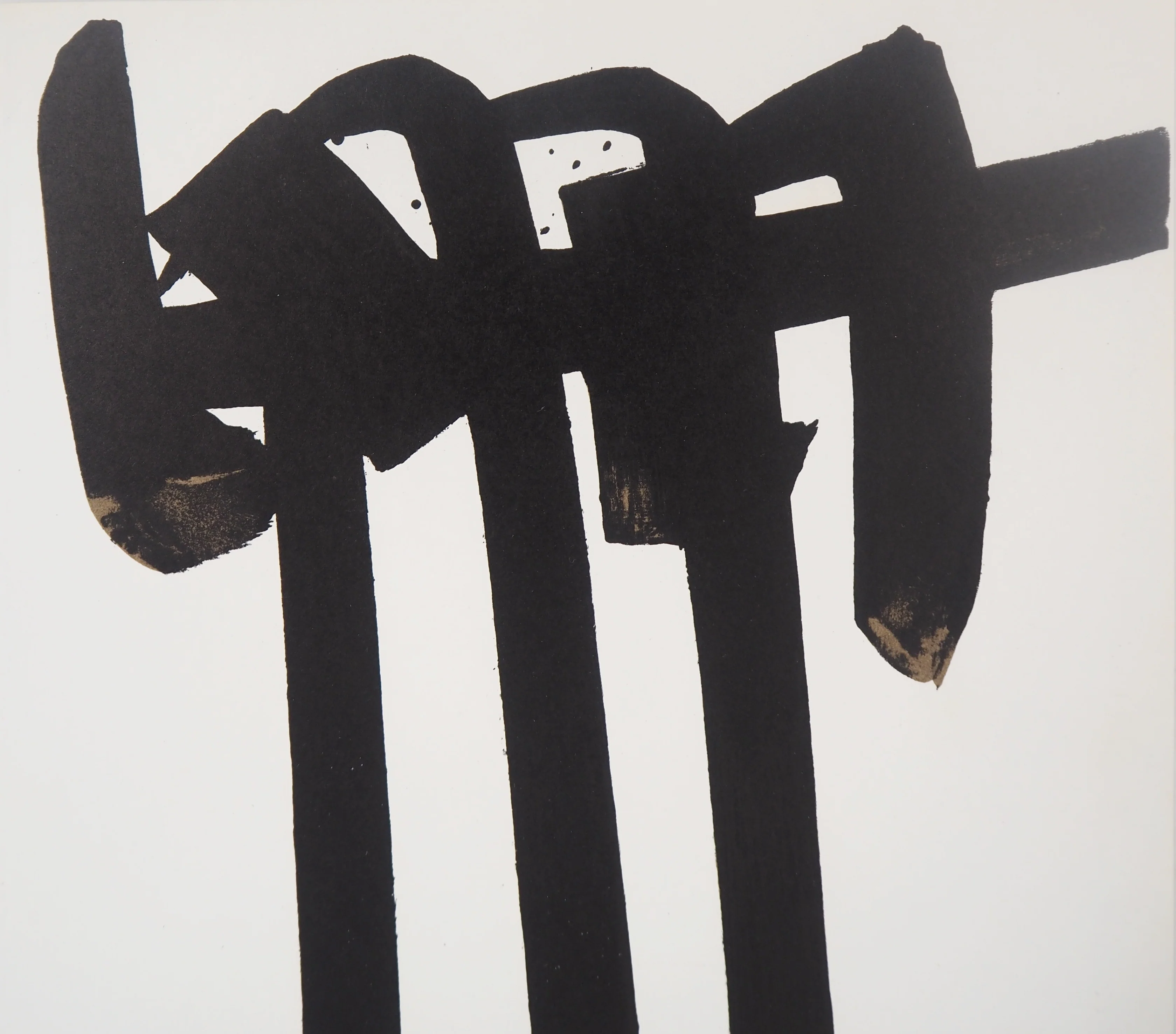 Pierre SOULAGES : Lithographie n°28, Lithographie originale - Image 3