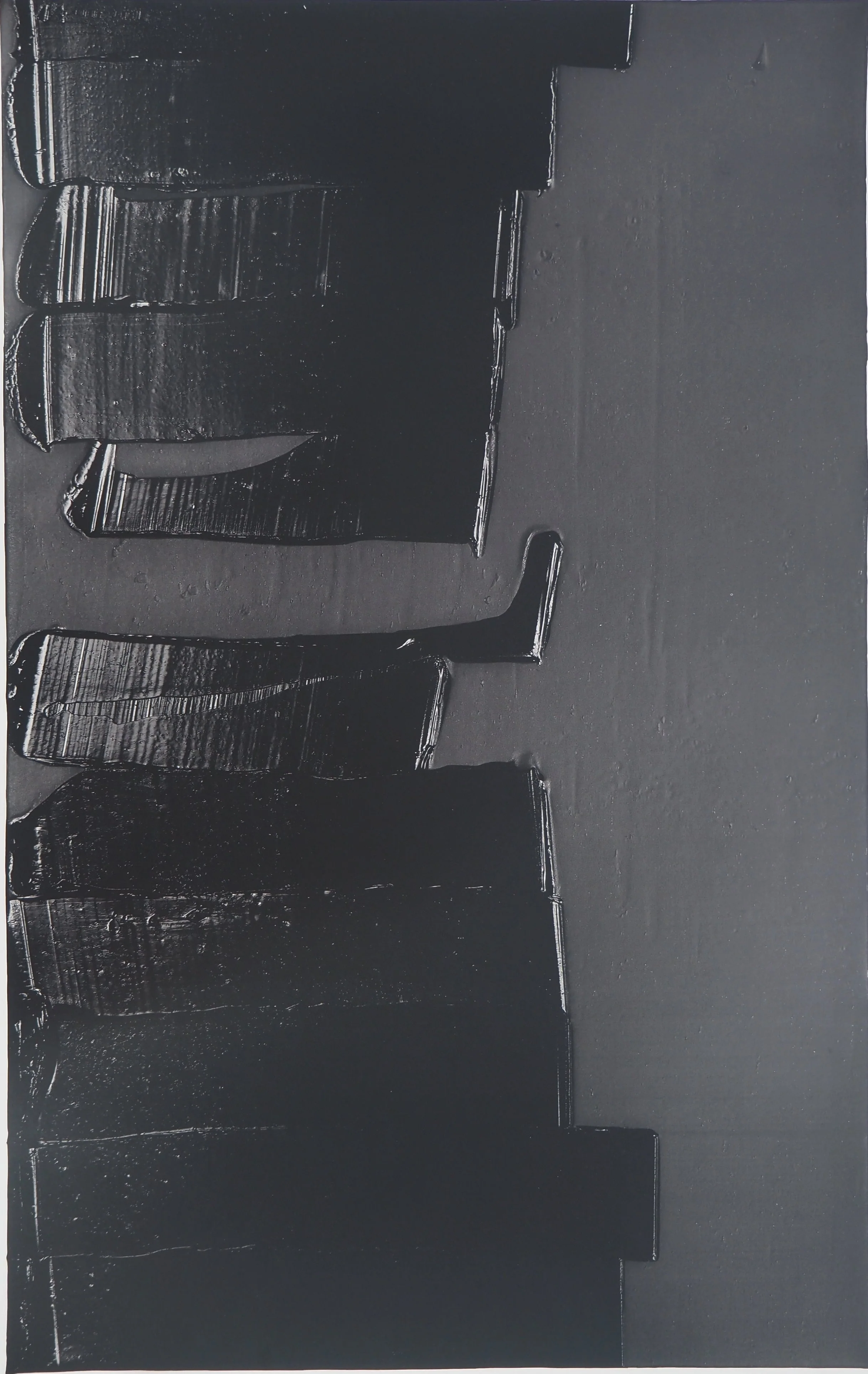 Pierre SOULAGES : Outrenoir 4 juillet 2021, Affiche originale Musée Soulages - Image 2