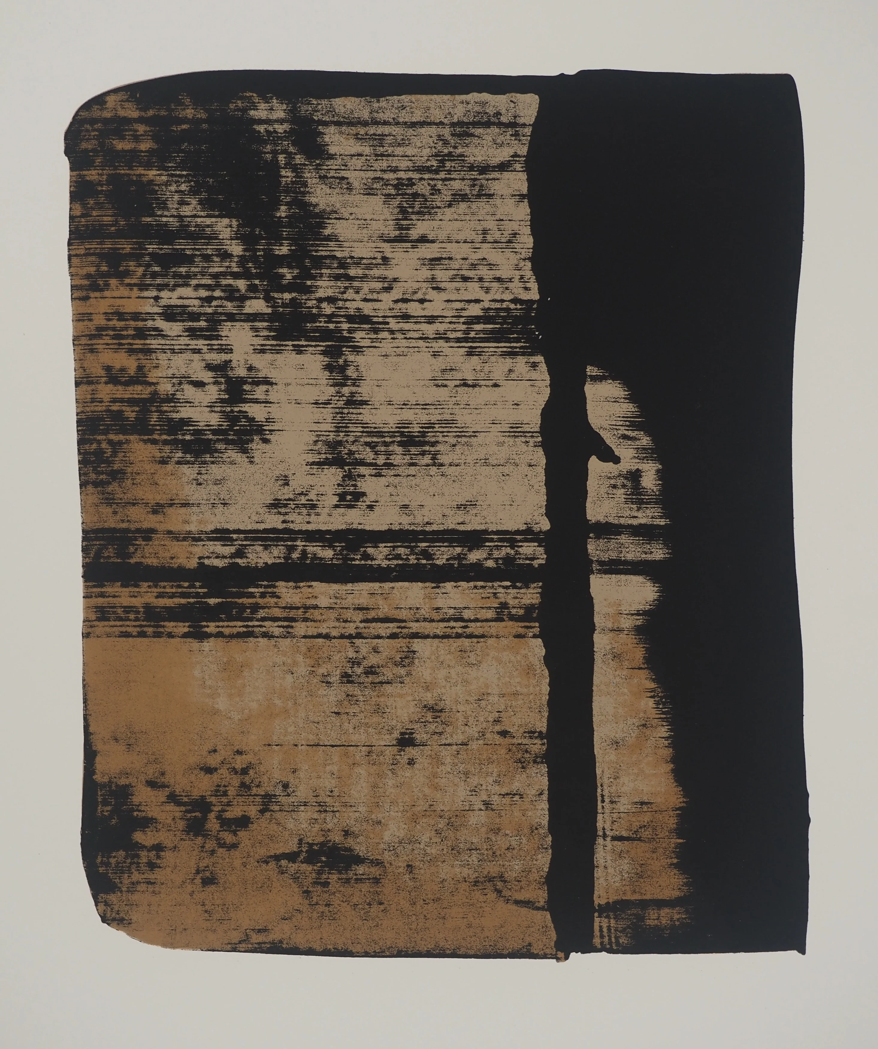 Pierre SOULAGES : Sérigraphie n°11, Sérigraphie originale signée - Image 3