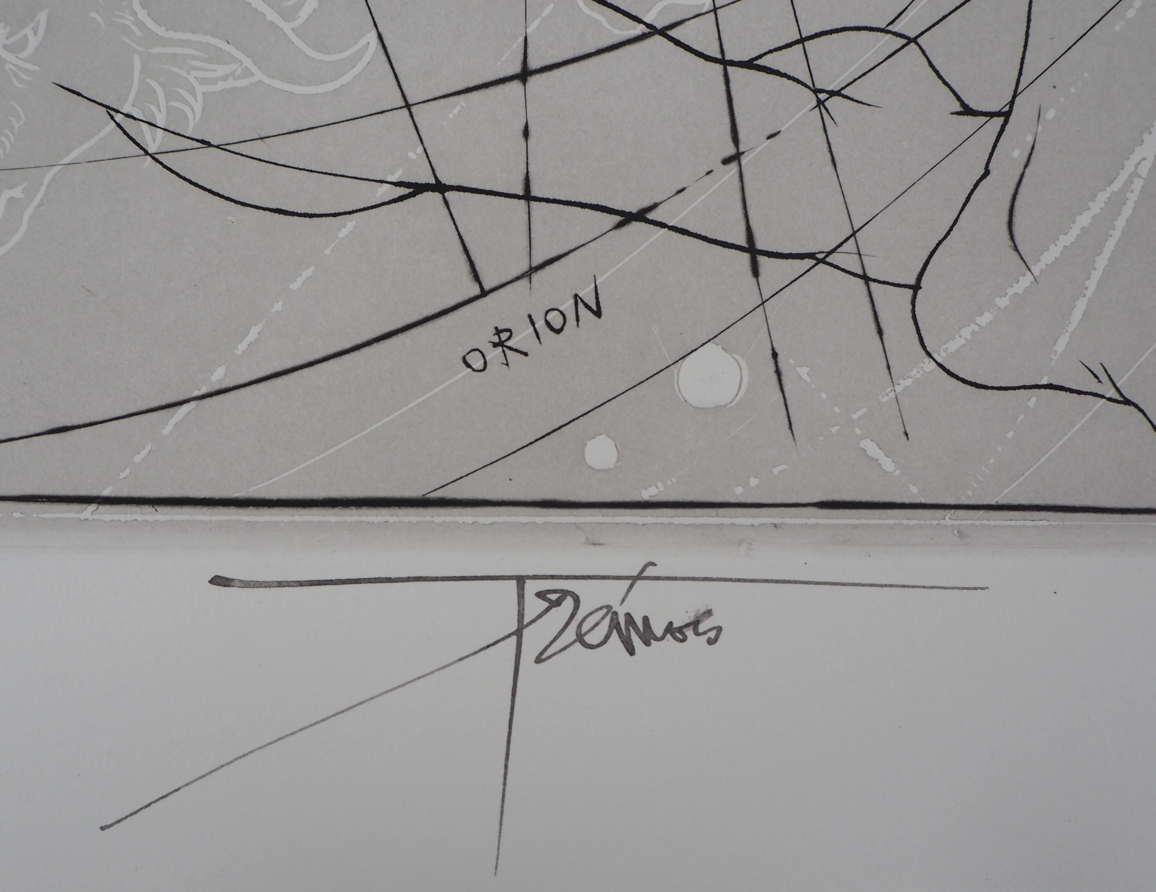 Pierre-Yves TREMOIS : Orion, Gravure originale signée - Image 2