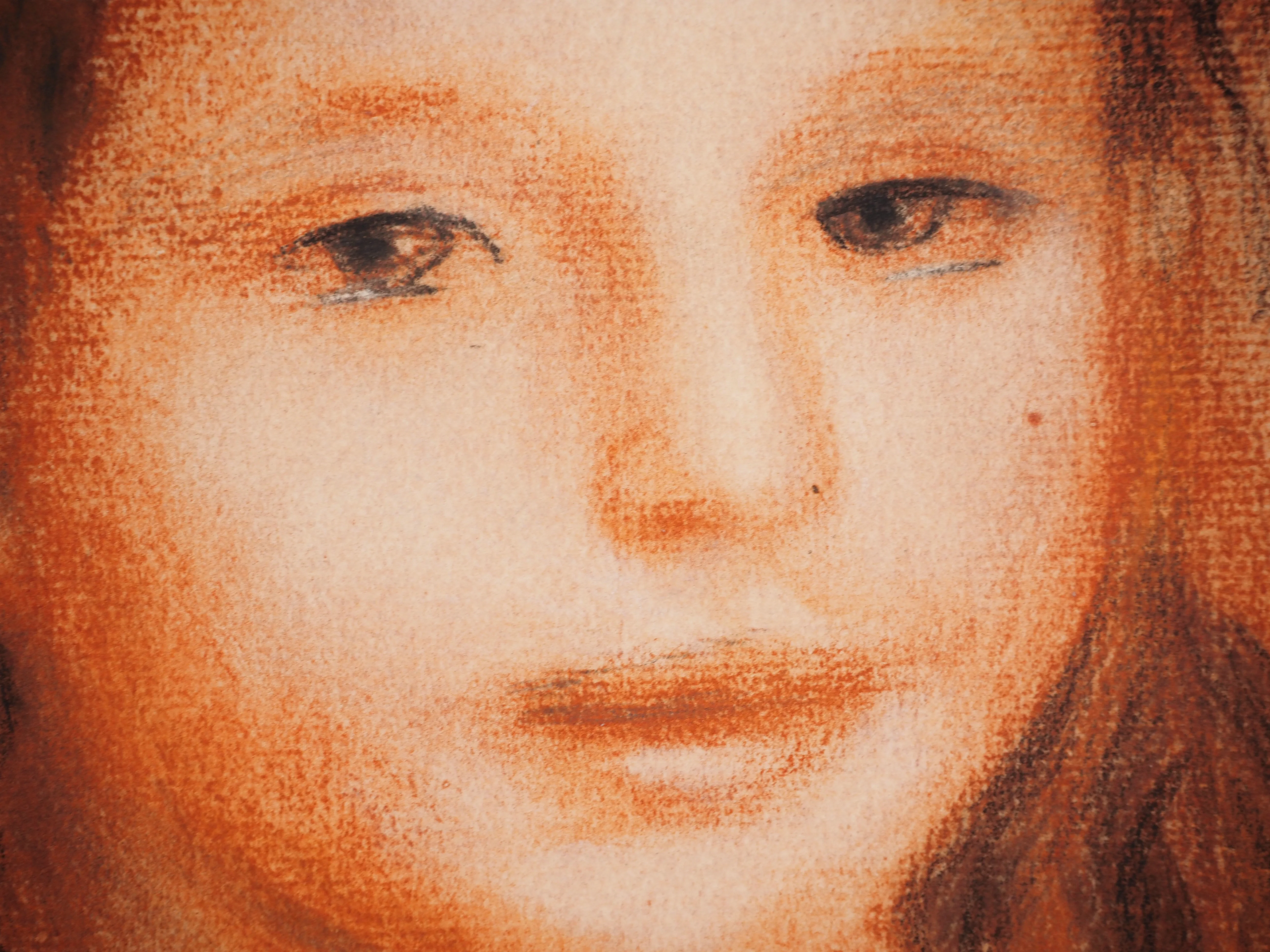 Pierre-Auguste RENOIR : Etude pour un portrait, Lithographie signée - Image 7