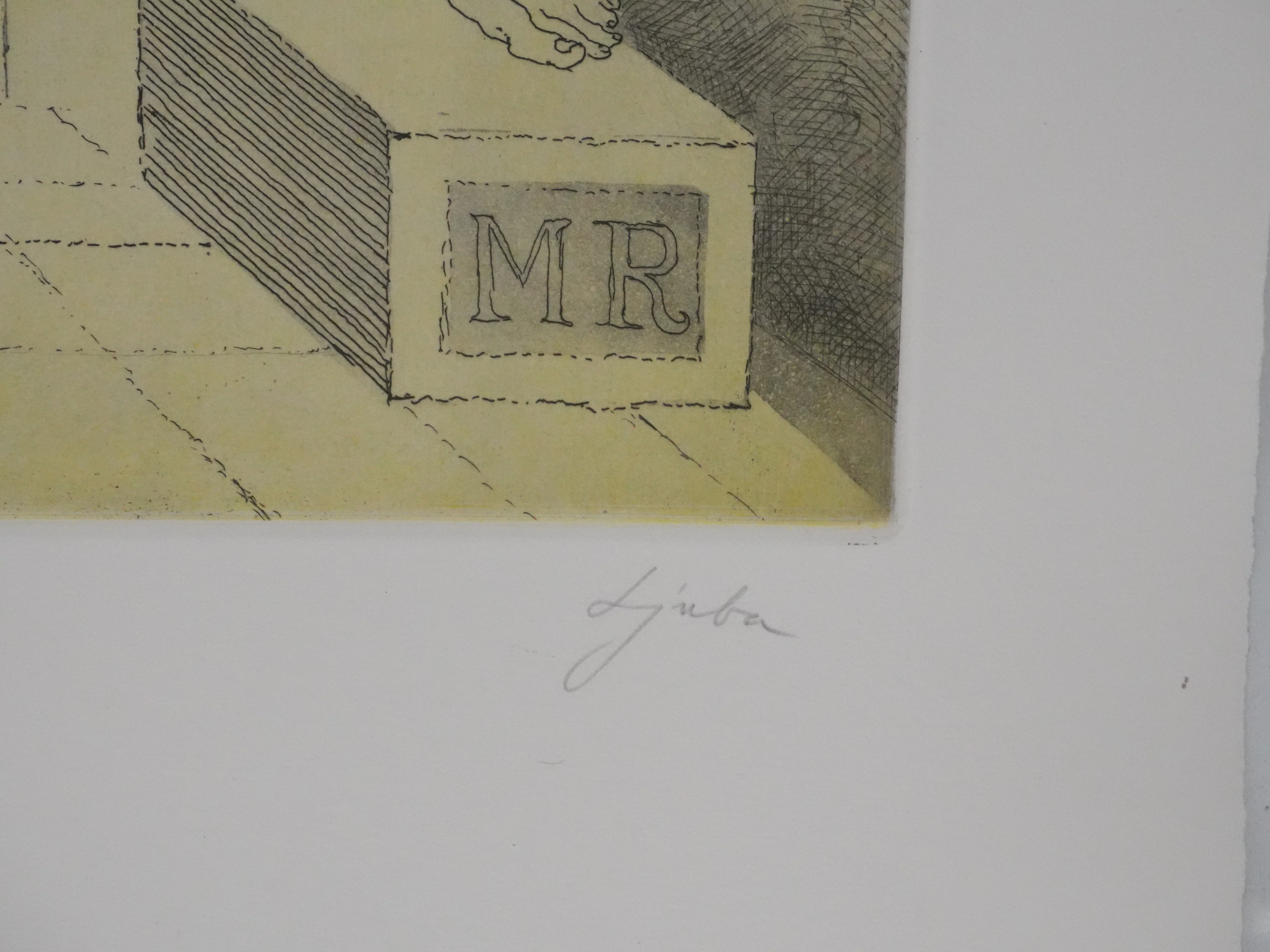 Popovic LJUBA : Dans son parc, Gravure originale signée - Image 2