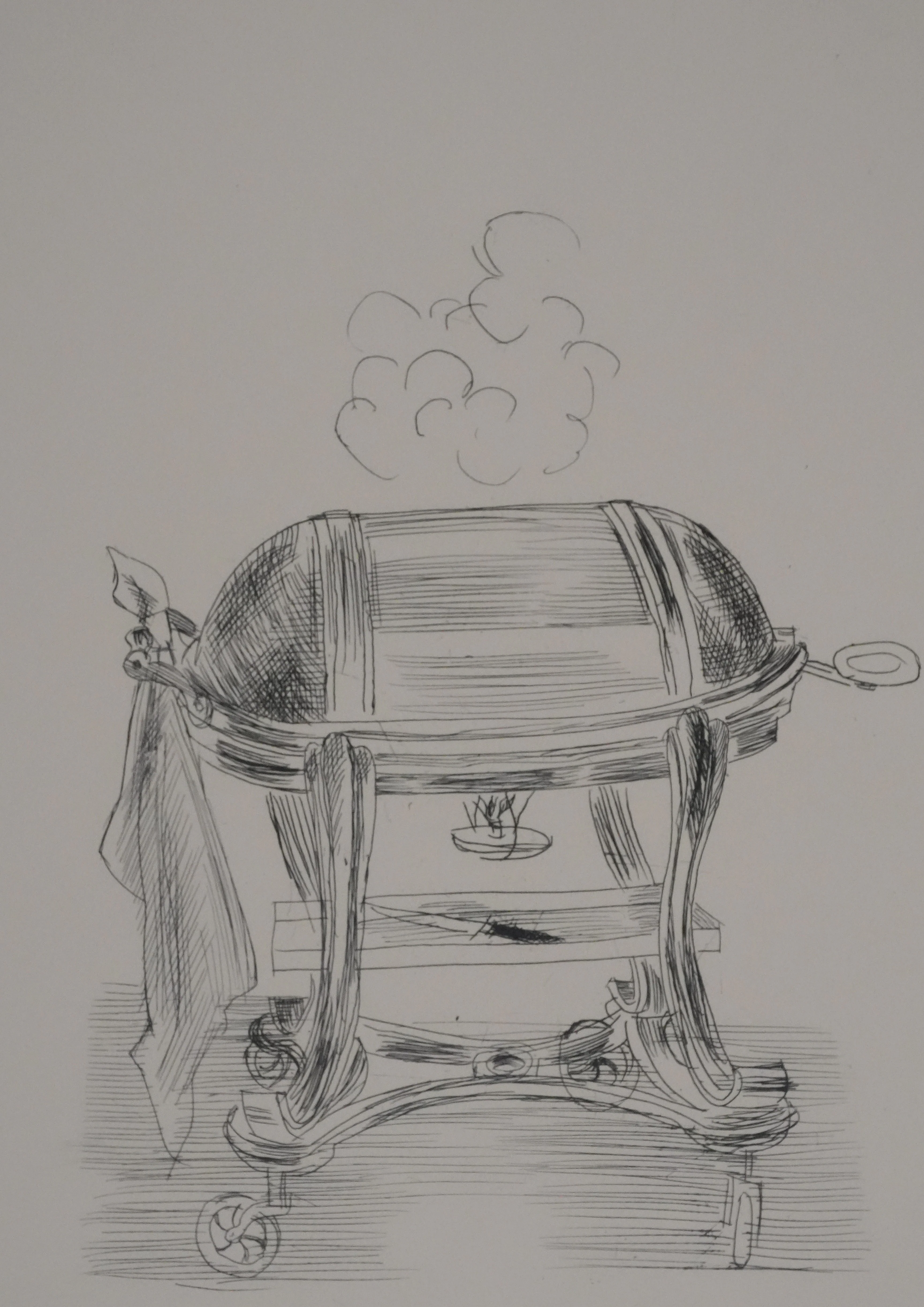 Raoul DUFY : La cuisine, Le dîner servi, Gravure originale - Image 2