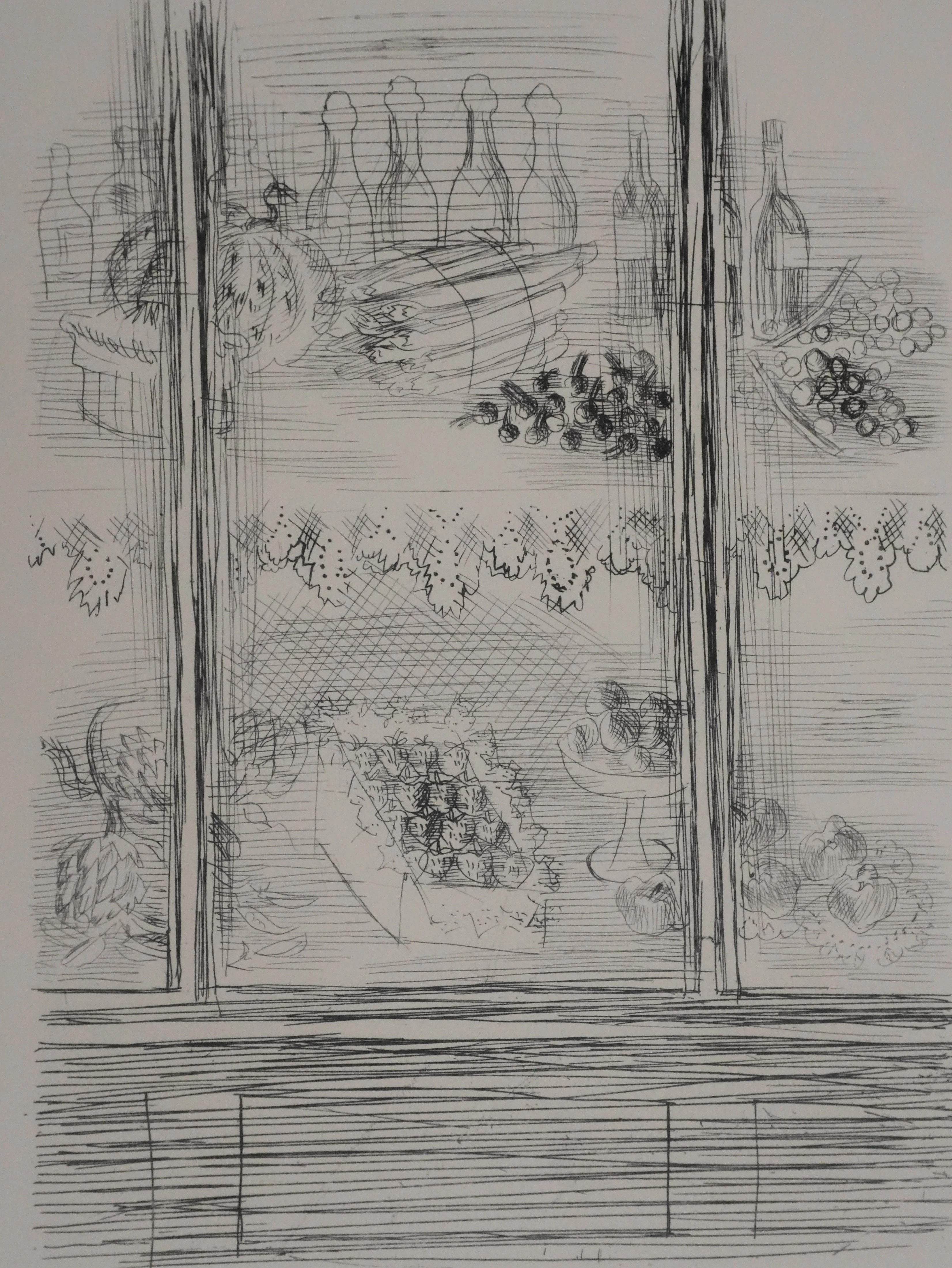 Raoul DUFY : La vitrine de l'épicerie, Gravure originale - Image 2