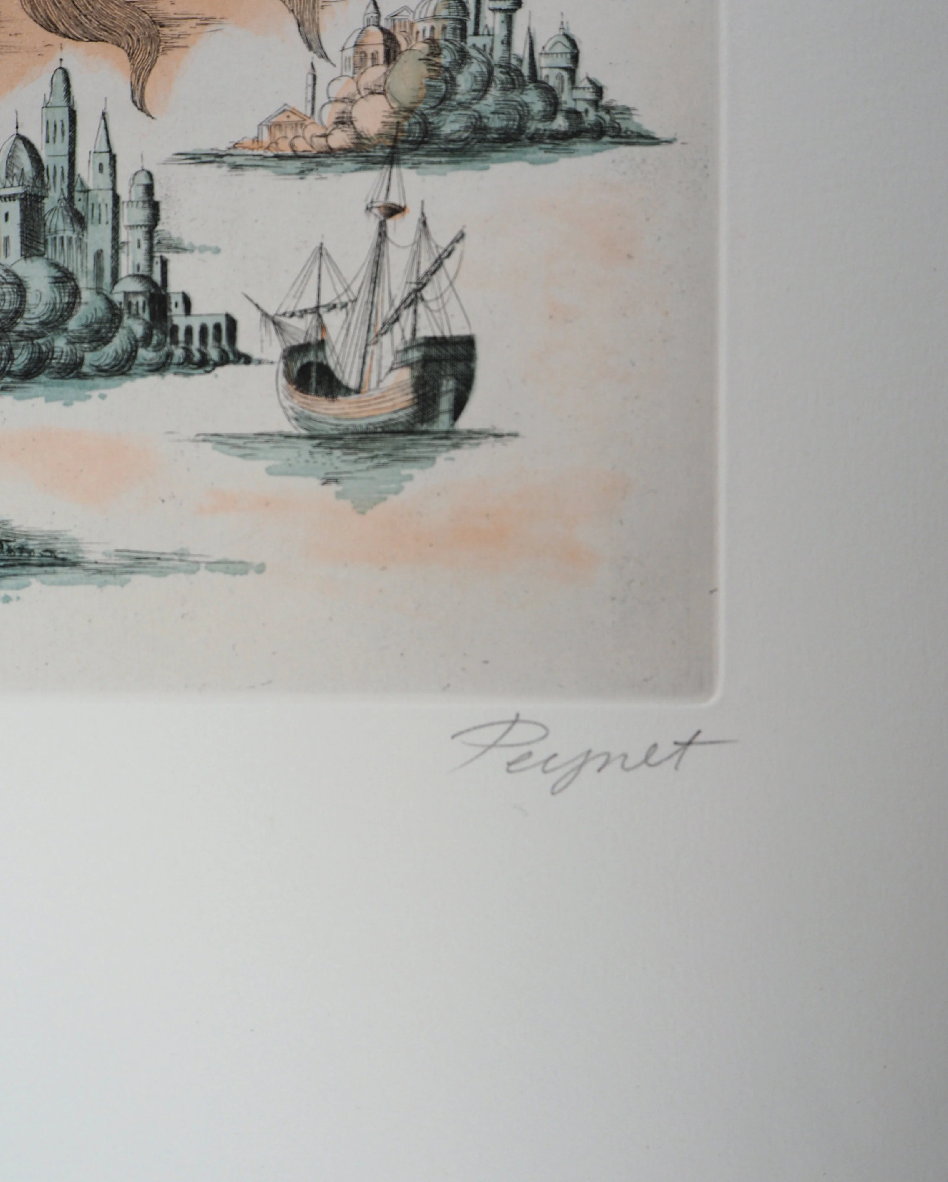 Raymond PEYNET : Zodiaque, le Lion, Gravure originale signée - Image 2