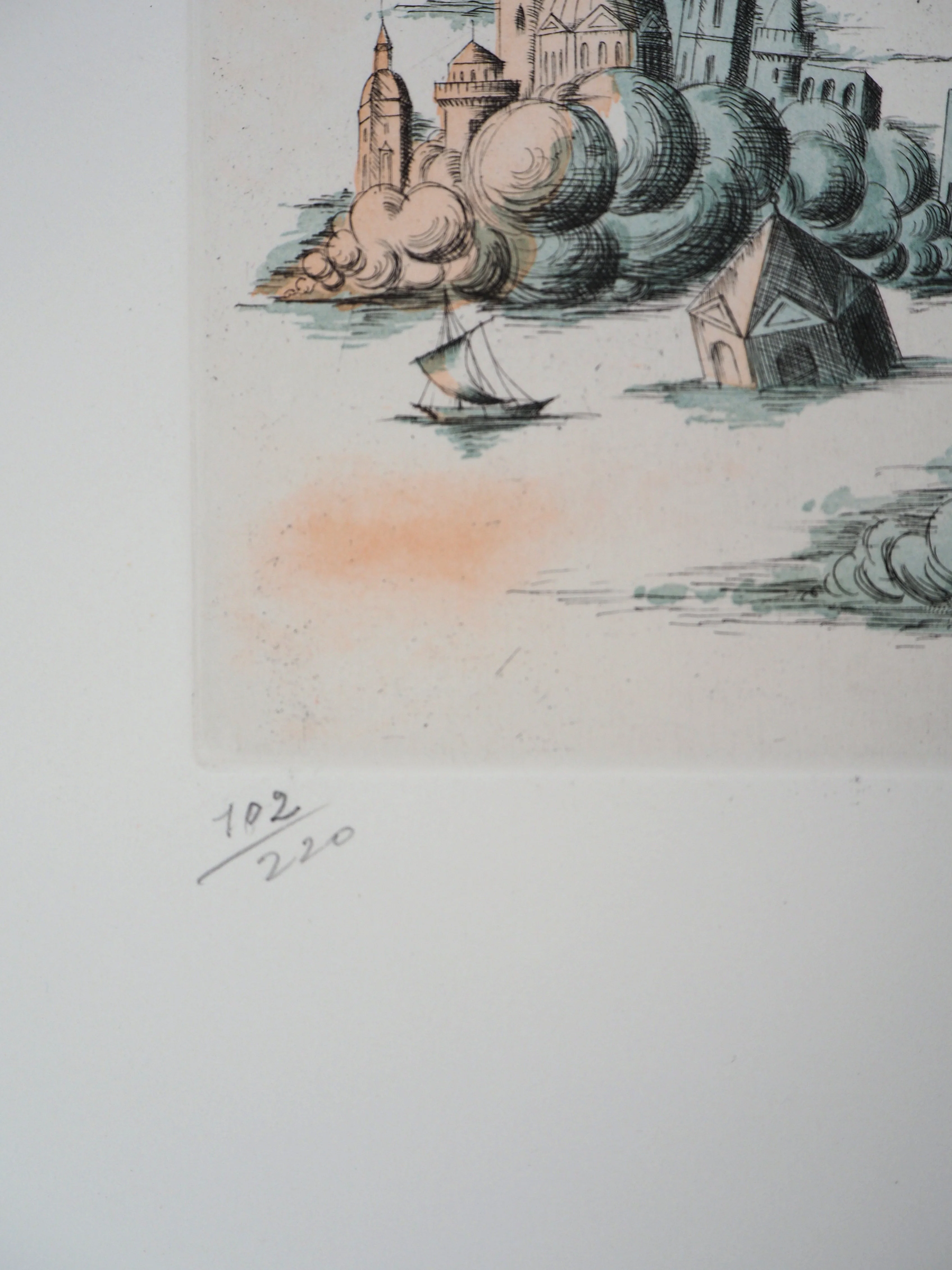 Raymond PEYNET : Zodiaque, le Lion, Gravure originale signée - Image 7