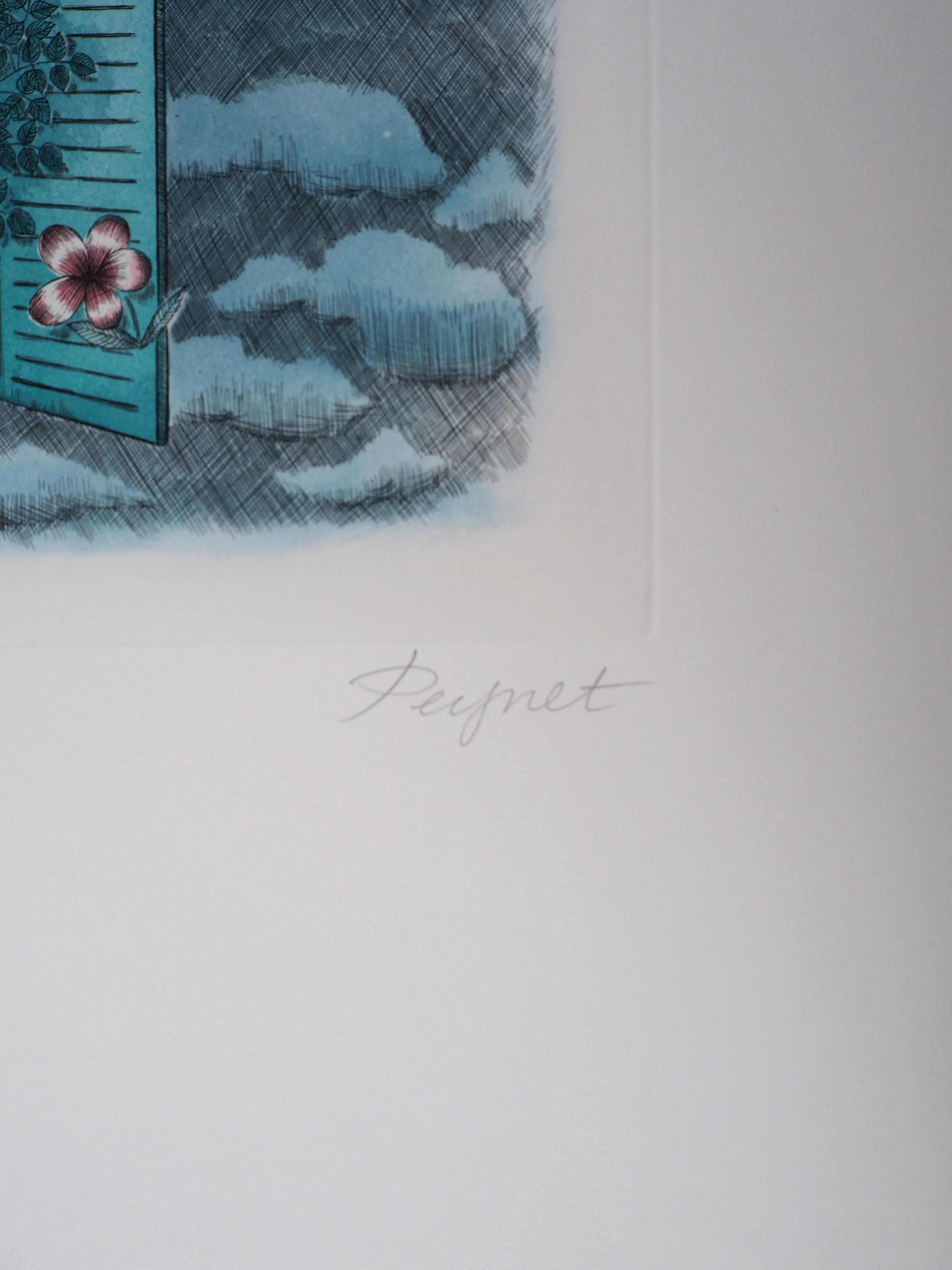 Raymond PEYNET : Zodiaque, le Verseau, Gravure originale signée - Image 2