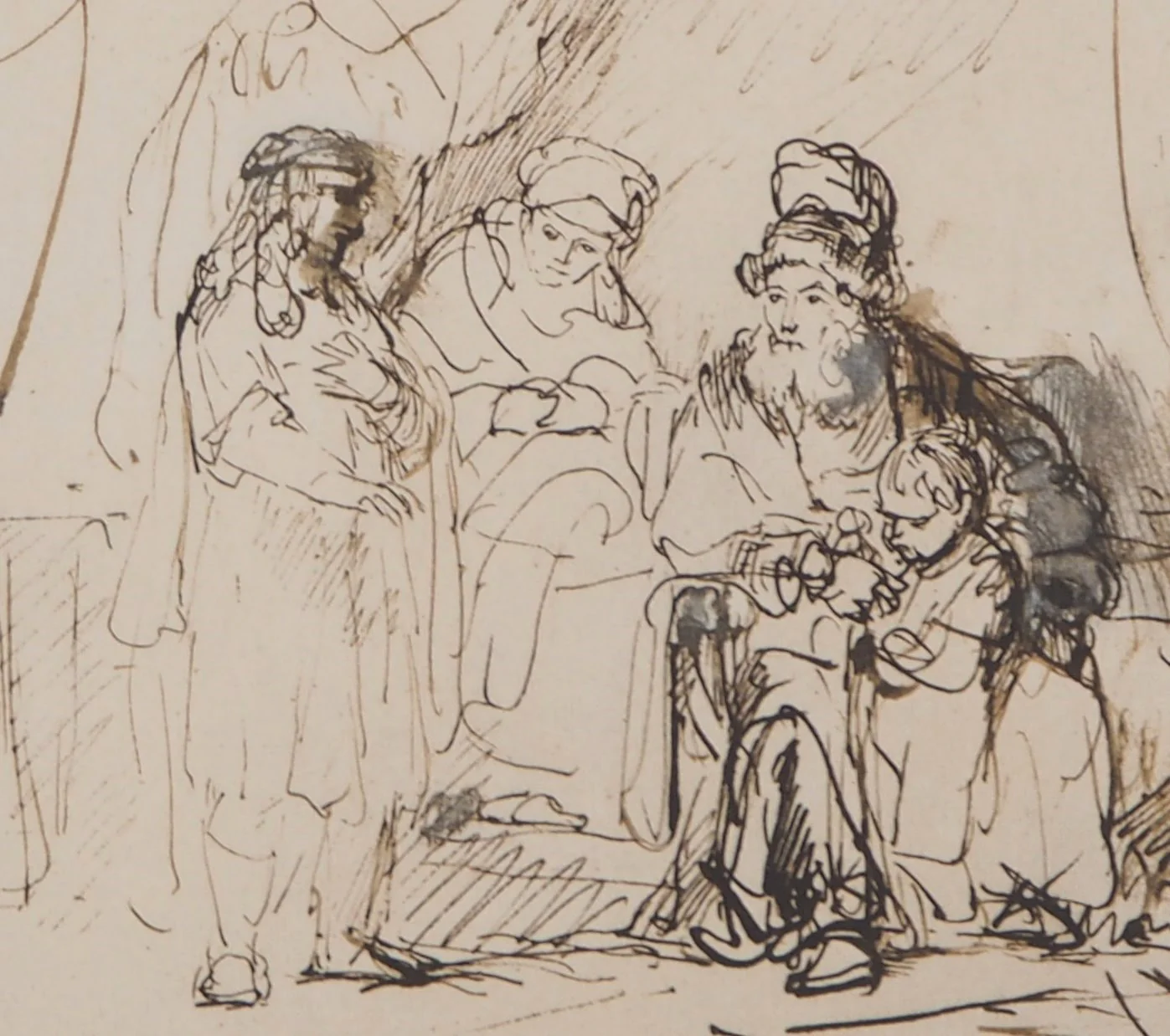 REMBRANDT : Judas, Jacob et son frère Benjamin, Lithographie signée - Image 5
