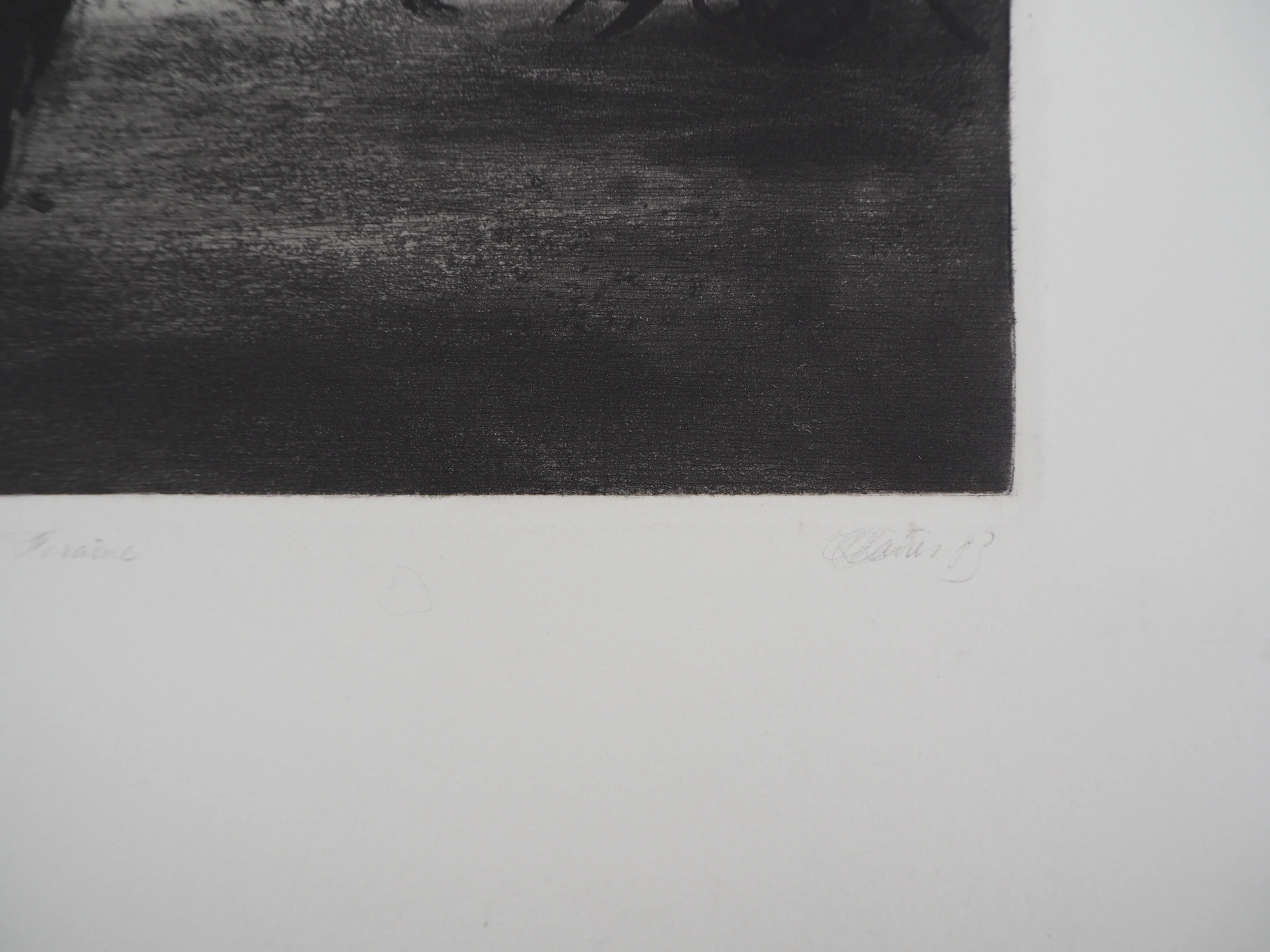Richard DAVIES : Du destin d'une petite foraine, Gravure originale signée - Image 6