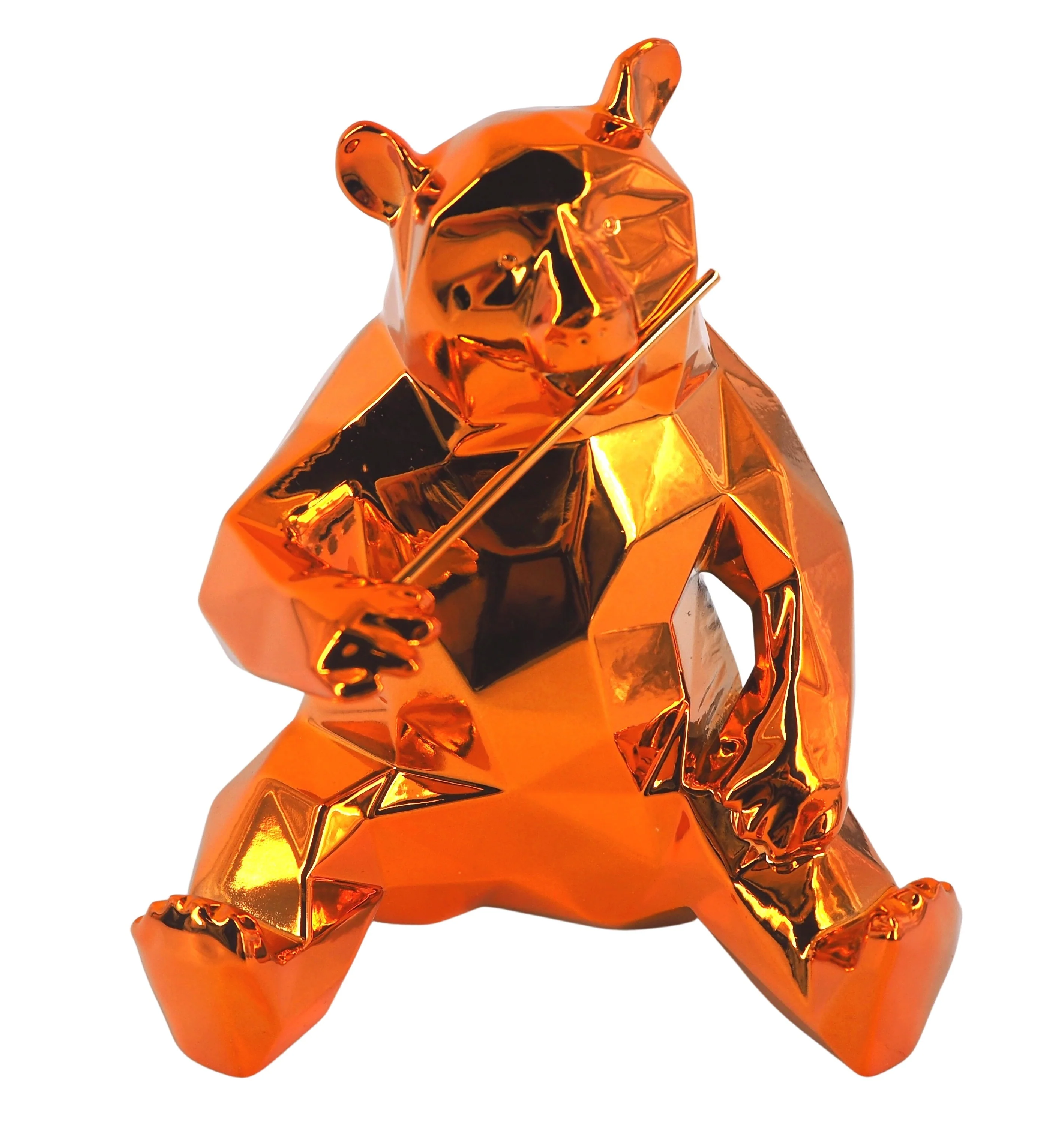 Richard ORLINSKI : Panda Spirit (orange edition), Sculpture