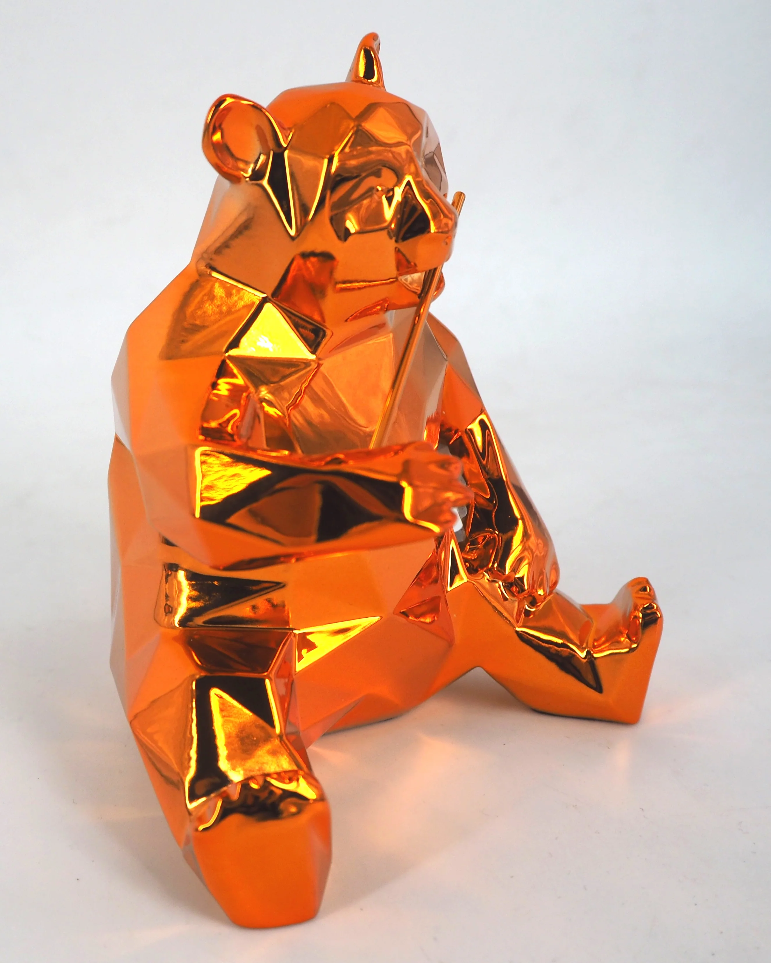 Richard ORLINSKI : Panda Spirit (orange edition), Sculpture - Image 3