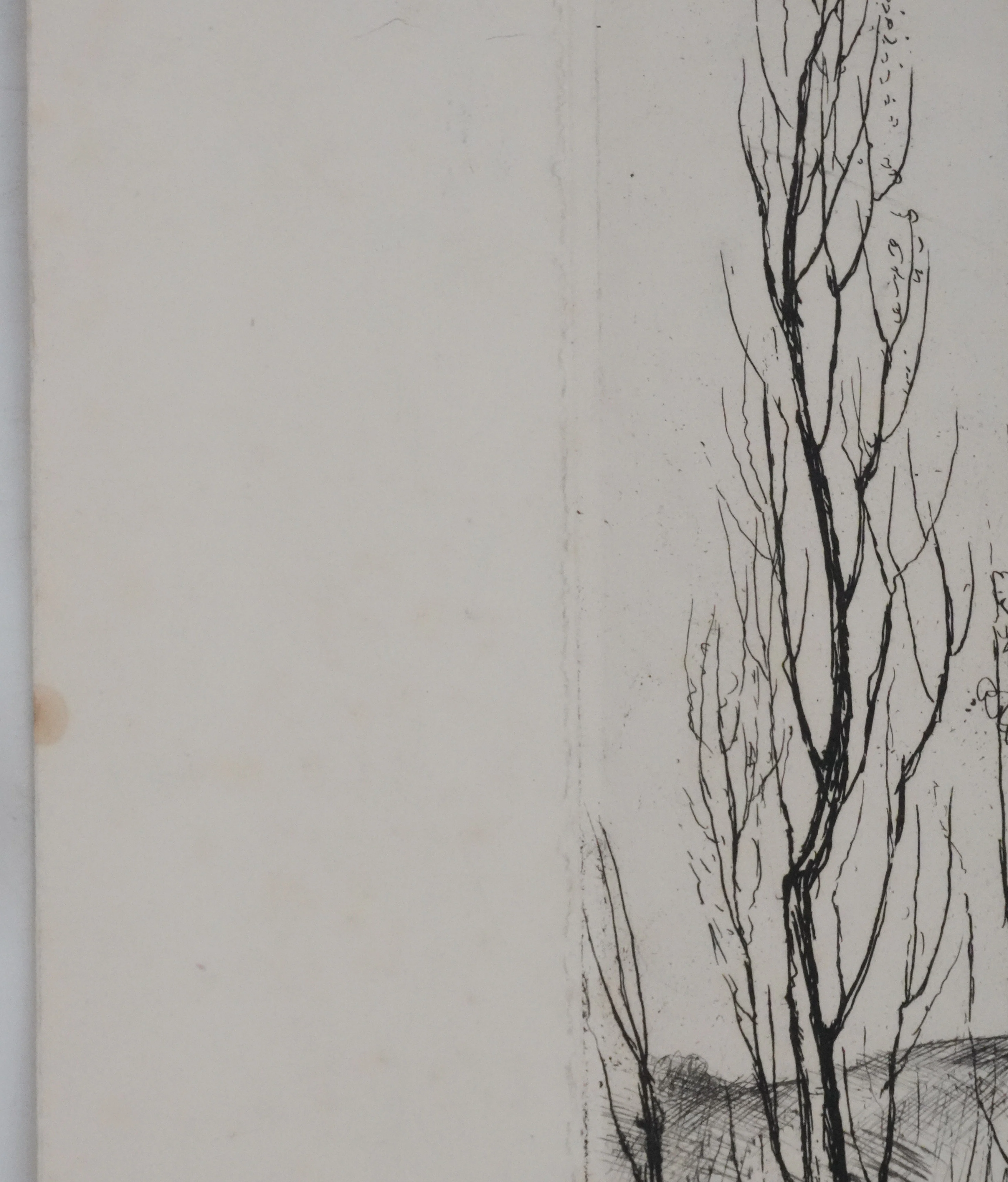 Robert CAMI : Hiver en Dordogne, Gravure originale signée - Image 5