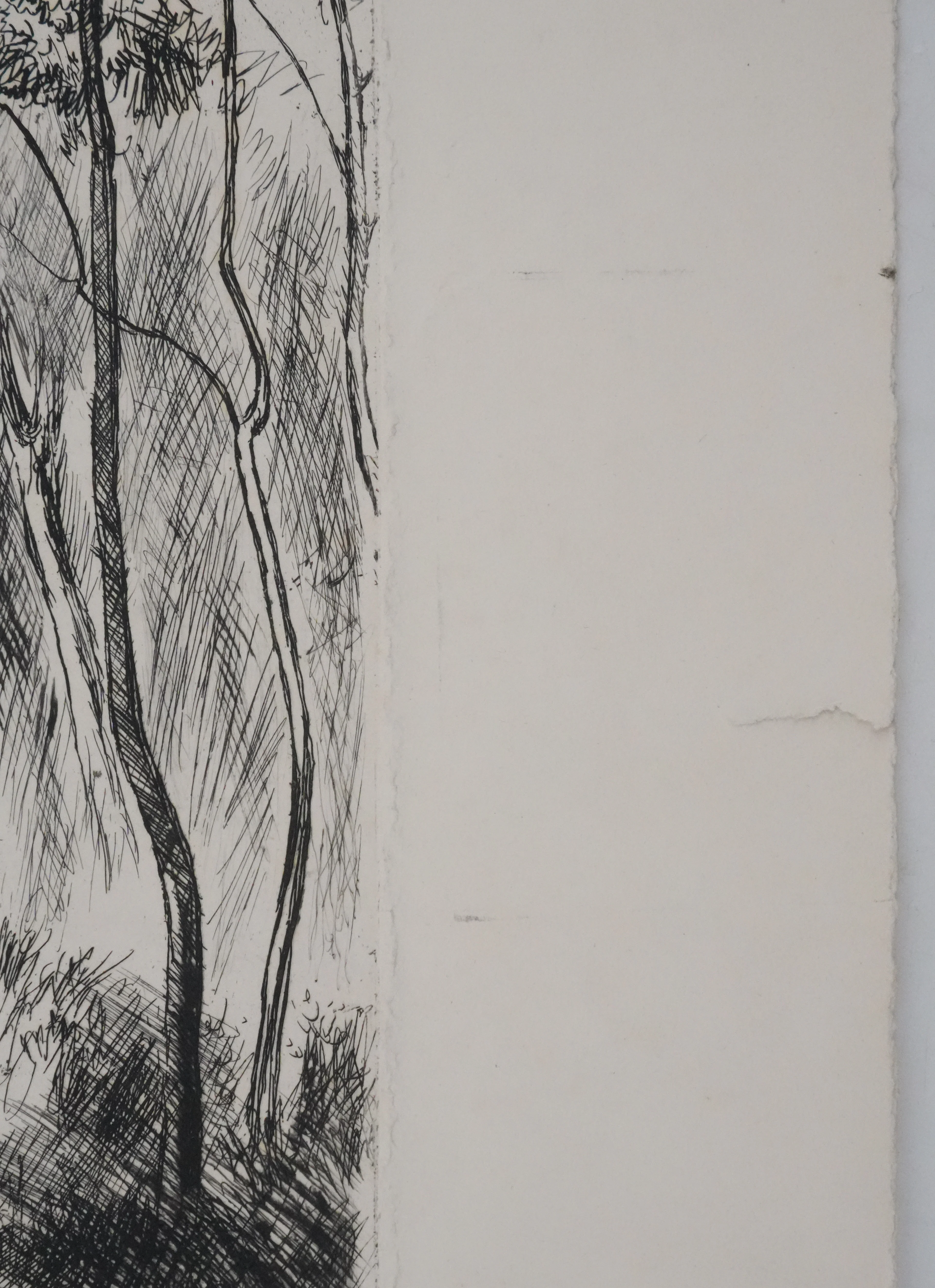 Robert CAMI : Hiver en Dordogne, Gravure originale signée - Image 6