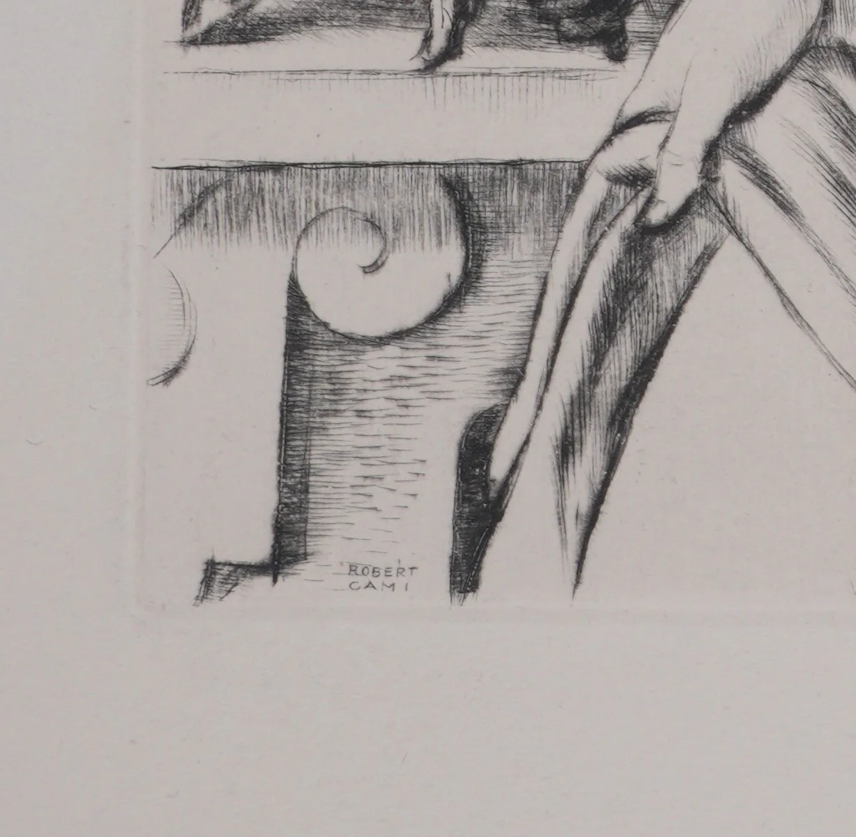 Robert CAMI : Nu, Gravure originale signée - Image 2