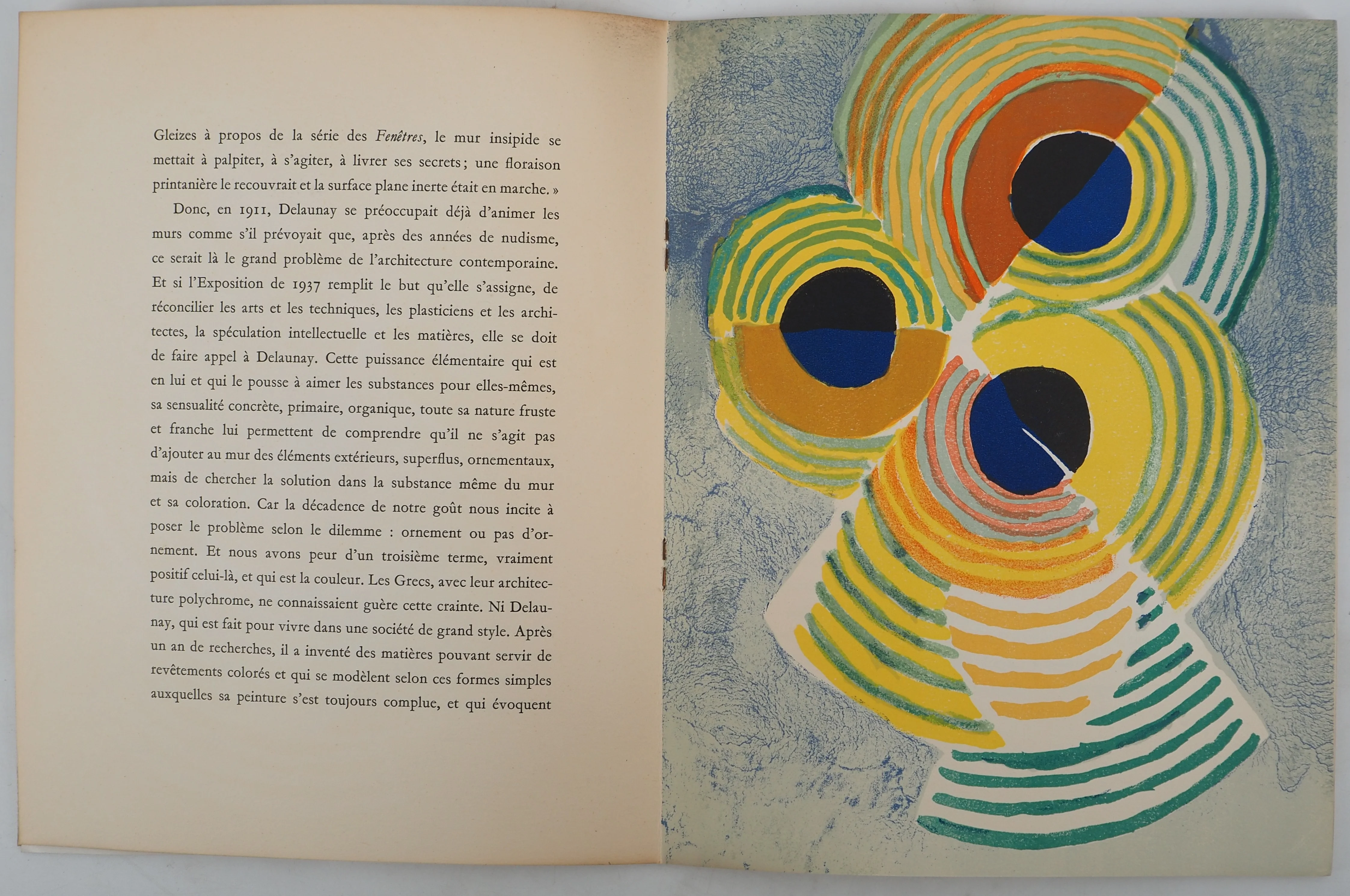 Robert DELAUNAY : Orphisme, Rythmes sans fins, Lithographie originale - Image 4