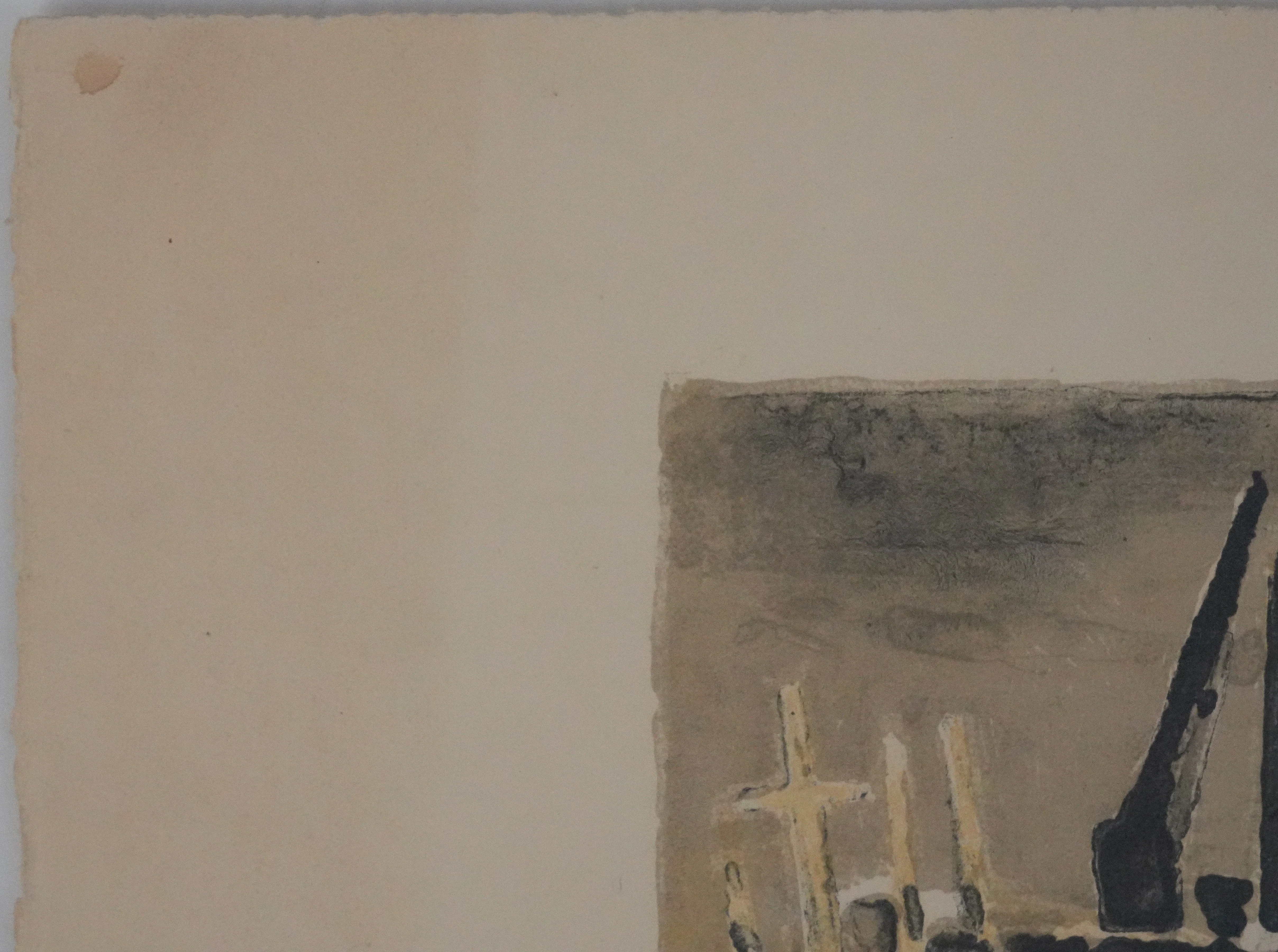 Robert LOTIRON : Sur le port, Lithographie originale signée - Image 8
